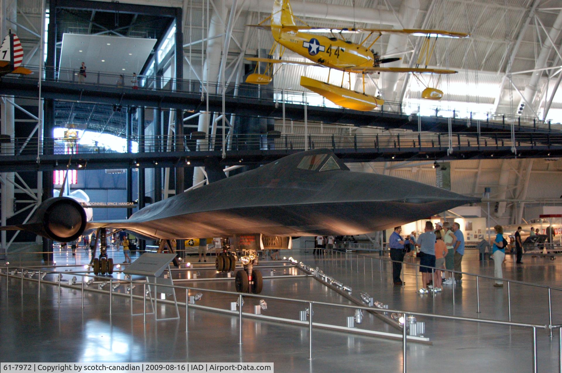 61-7972, 1961 Lockheed SR-71A Blackbird C/N 2023, 1961 Lockheed SR-71 Blackbird at the Steven F. Udvar-Hazy Center, Smithsonian National Air and Space Museum, Chantilly, VA