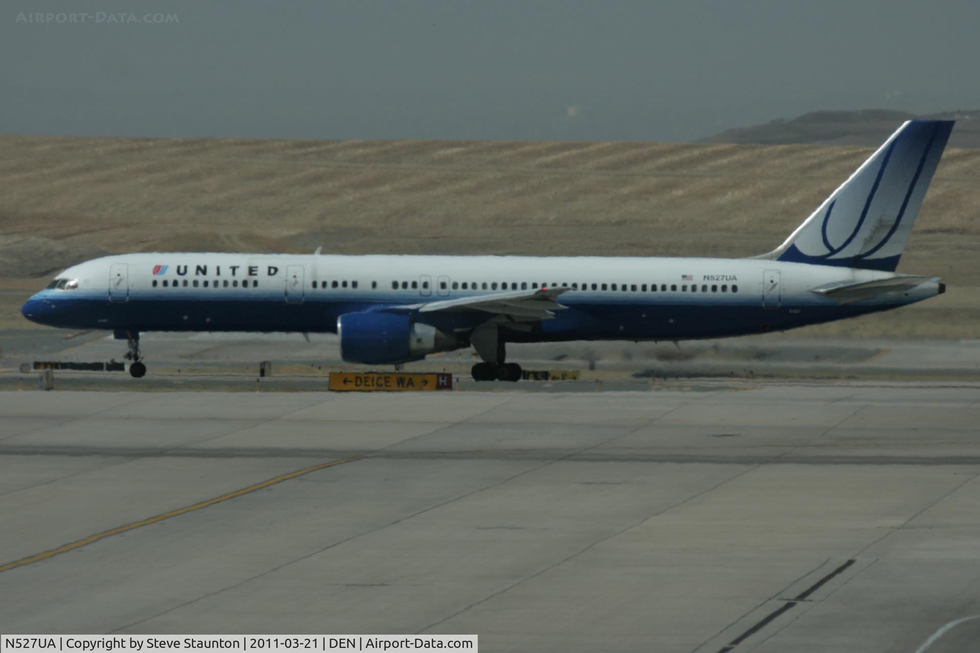 N527UA, 1991 Boeing 757-222F C/N 24995, Taken at Denver International Airport, in March 2011 whilst on an Aeroprint Aviation tour