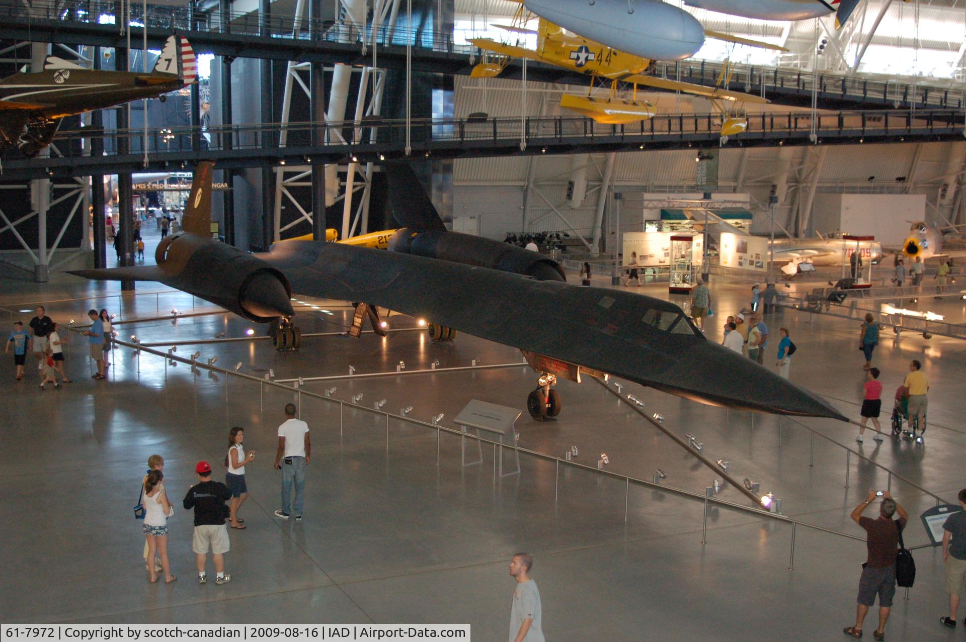 61-7972, 1961 Lockheed SR-71A Blackbird C/N 2023, 1961 Lockheed SR-71 Blackbird at the Steven F. Udvar-Hazy Center, Smithsonian National Air and Space Museum, Chantilly, VA