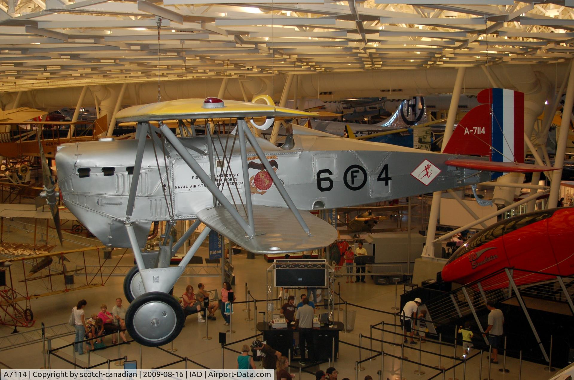 A7114, Boeing FB-5 Hawk C/N 820, Boeing FB-5 Hawk at the Steven F. Udvar-Hazy Center, Smithsonian National Air and Space Museum, Chantilly, VA