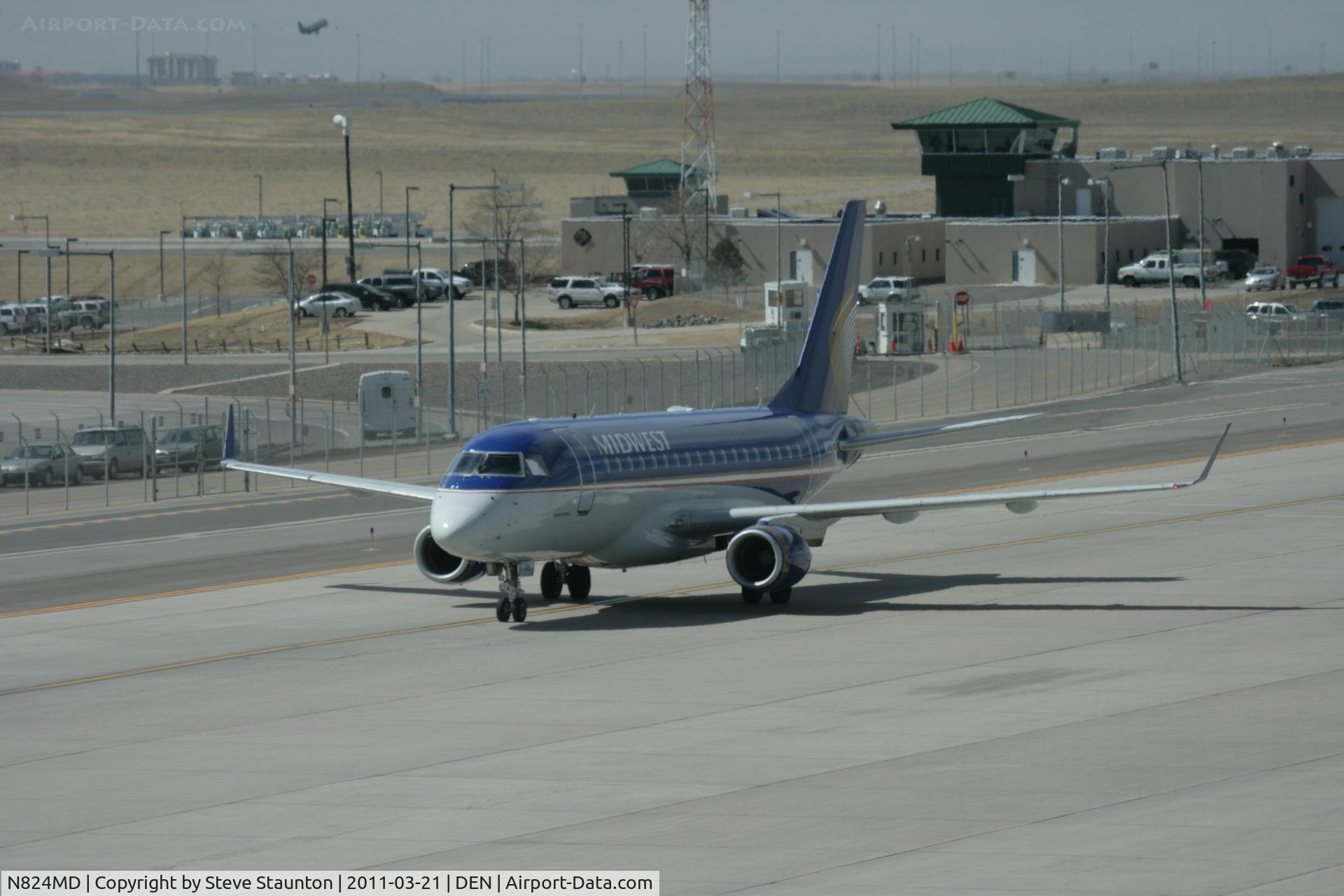 N824MD, 2005 Embraer 170SU (ERJ-170-100SU) C/N 17000045, Taken at Denver International Airport, in March 2011 whilst on an Aeroprint Aviation tour