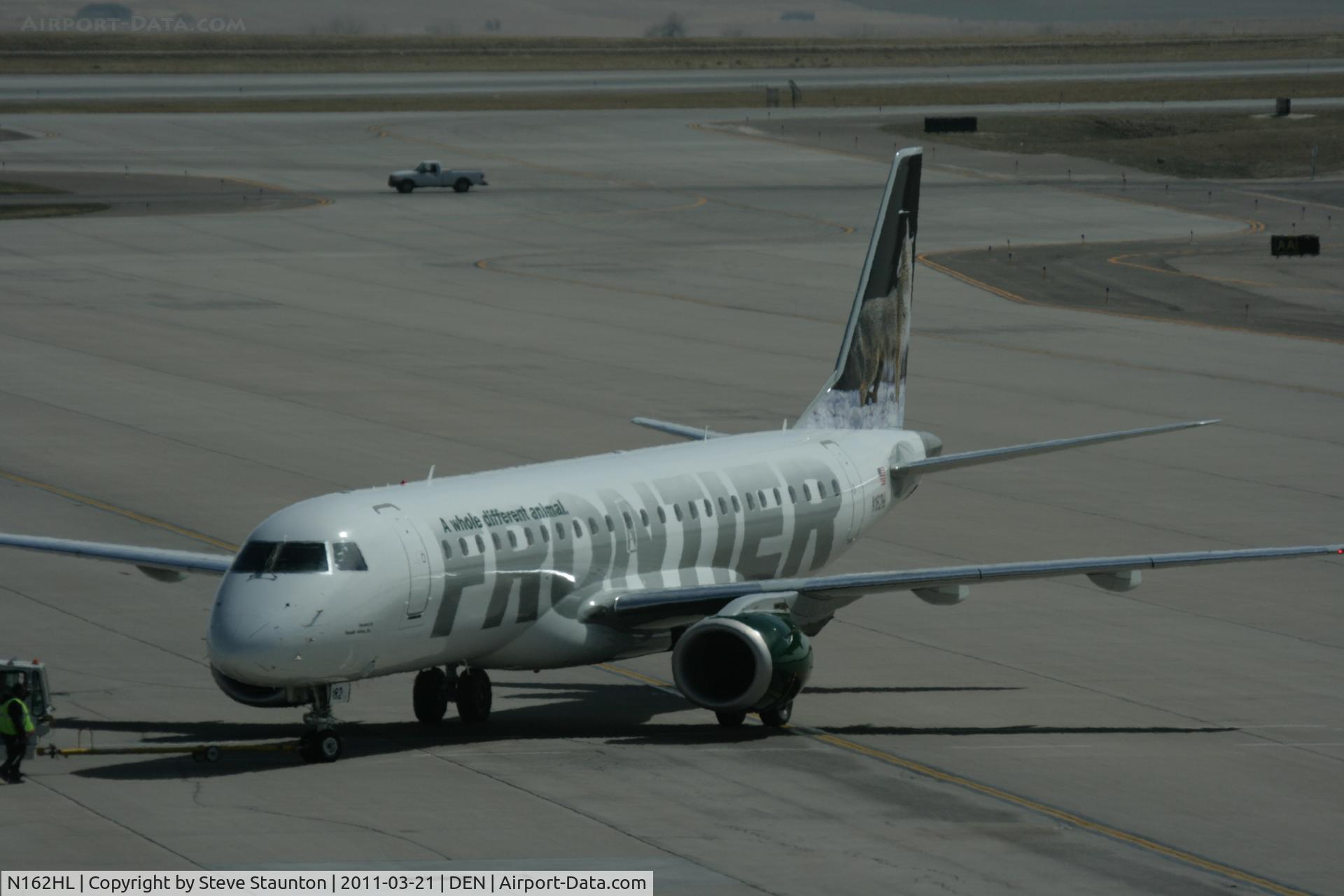 N162HL, 2008 Embraer 190AR (ERJ-190-100IGW) C/N 19000231, Taken at Denver International Airport, in March 2011 whilst on an Aeroprint Aviation tour