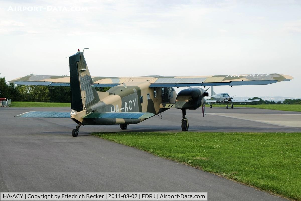 HA-ACY, Dornier Do-28D-2 Turbo Skyservant C/N 4320, parked at Saarlouis during the 2011 European Championship and Worldcup in Formation Skydiving and Artistics