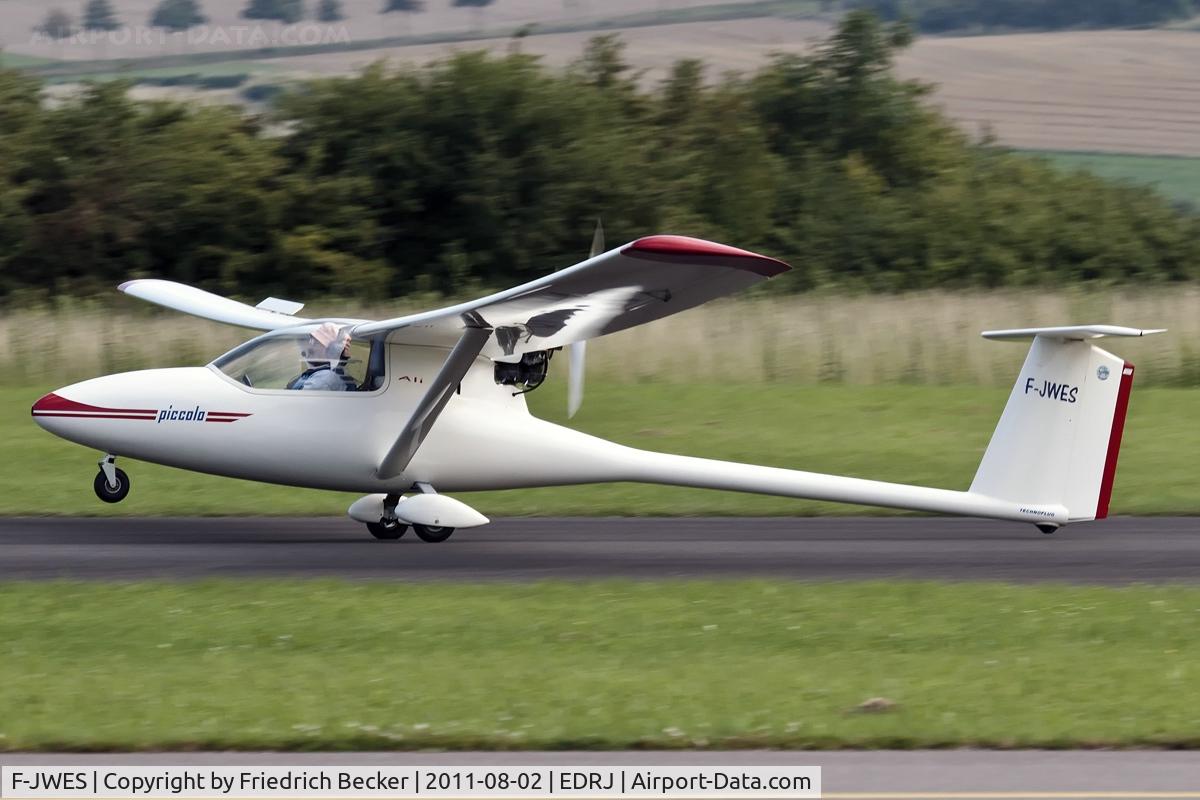 F-JWES, Technoflug Piccolo B C/N Not found F-JWES, touchdown at Saarlouis
