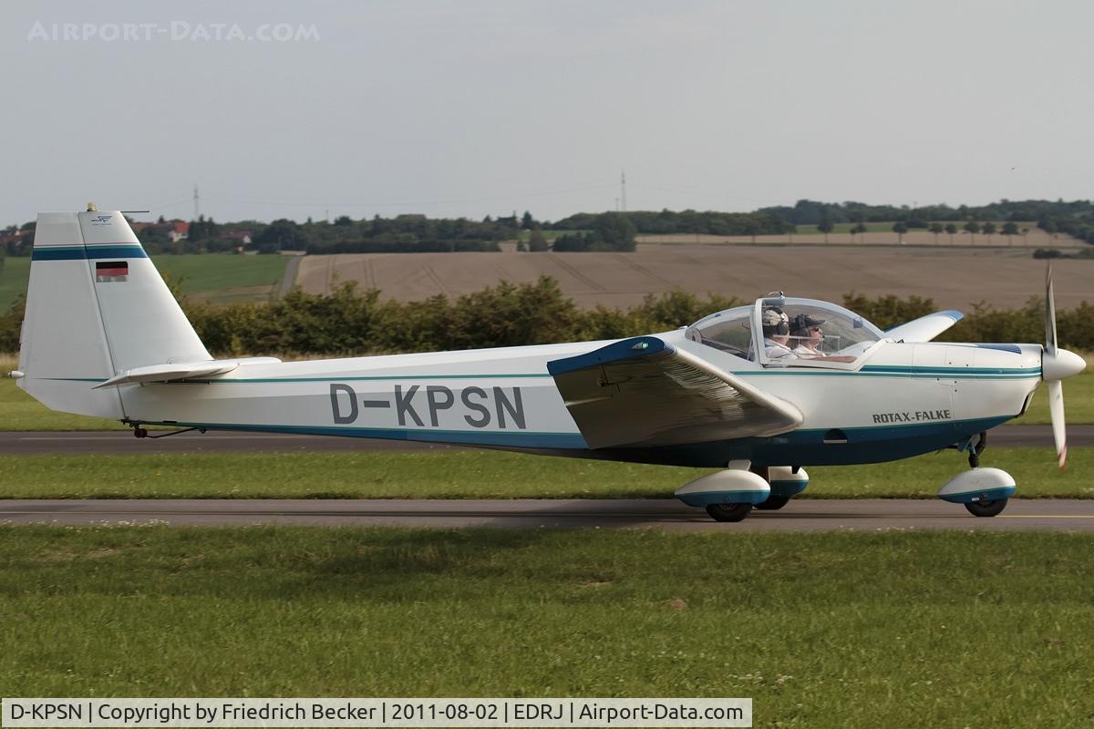 D-KPSN, 1991 Scheibe SF-25C Rotax-Falke C/N 44518, taxying to the active
