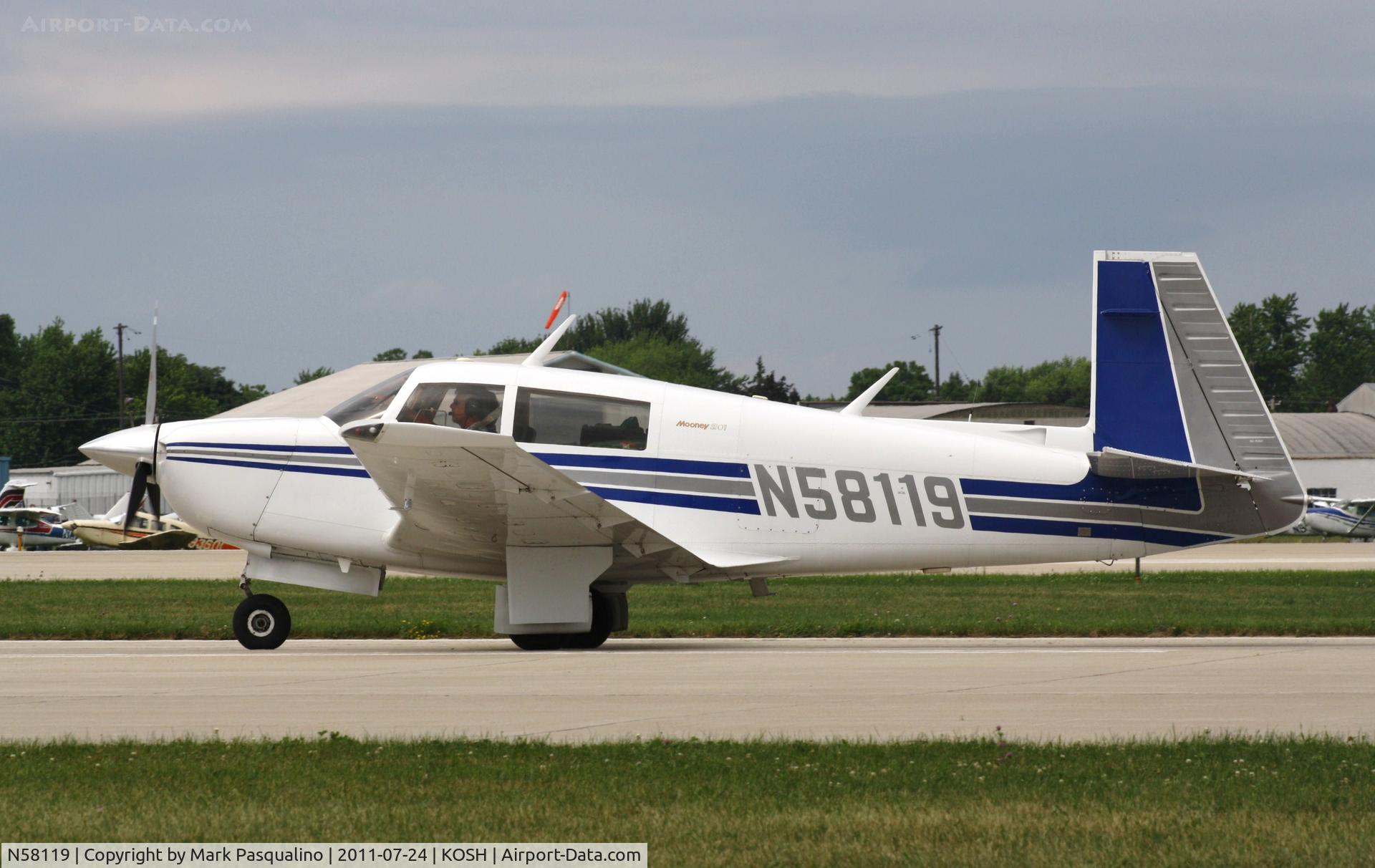 N58119, Mooney M20J 201 C/N 24-1646, Mooney M20J