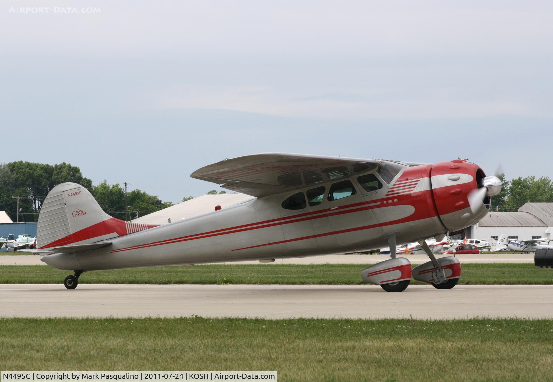 N4495C, 1953 Cessna 195 C/N 16079, Cessna 195