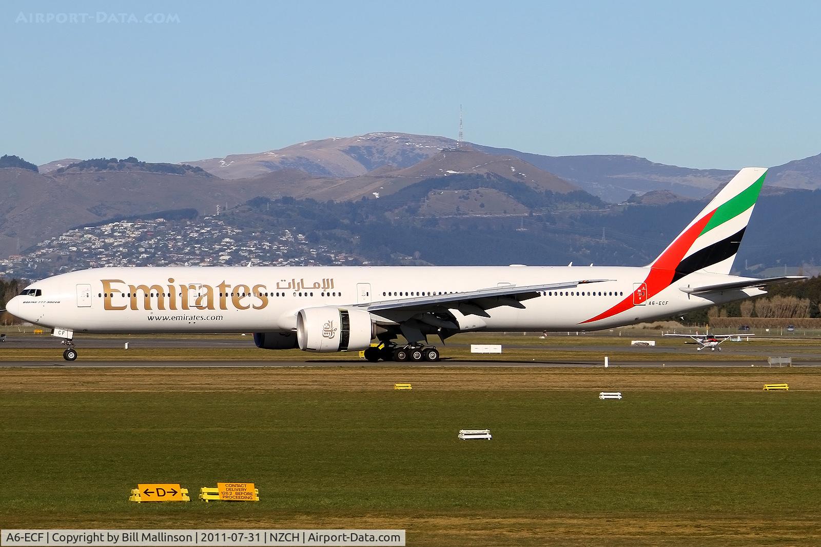 A6-ECF, 2007 Boeing 777-36H/ER C/N 35574, arrival from DBX....via BKK and SYD