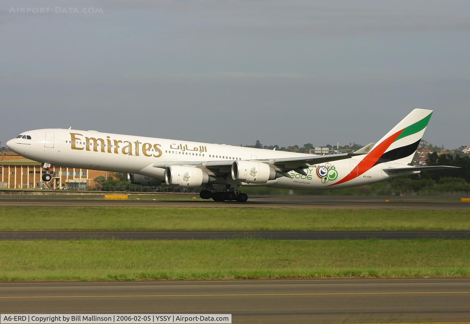 A6-ERD, Airbus A340-541 C/N 520, early rotate from 16R