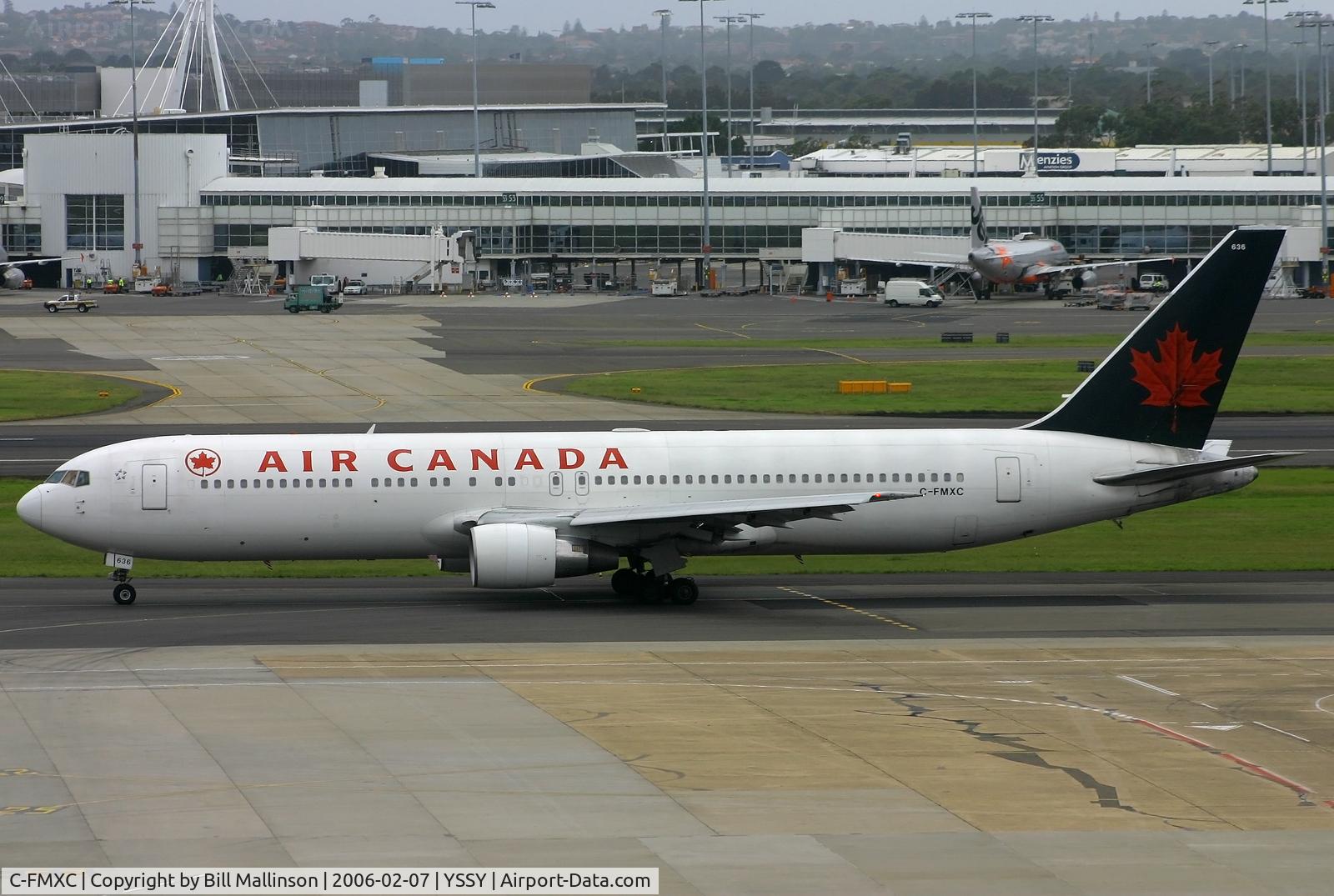 C-FMXC, 1996 Boeing 767-333/ER C/N 25588, taxi for 16R