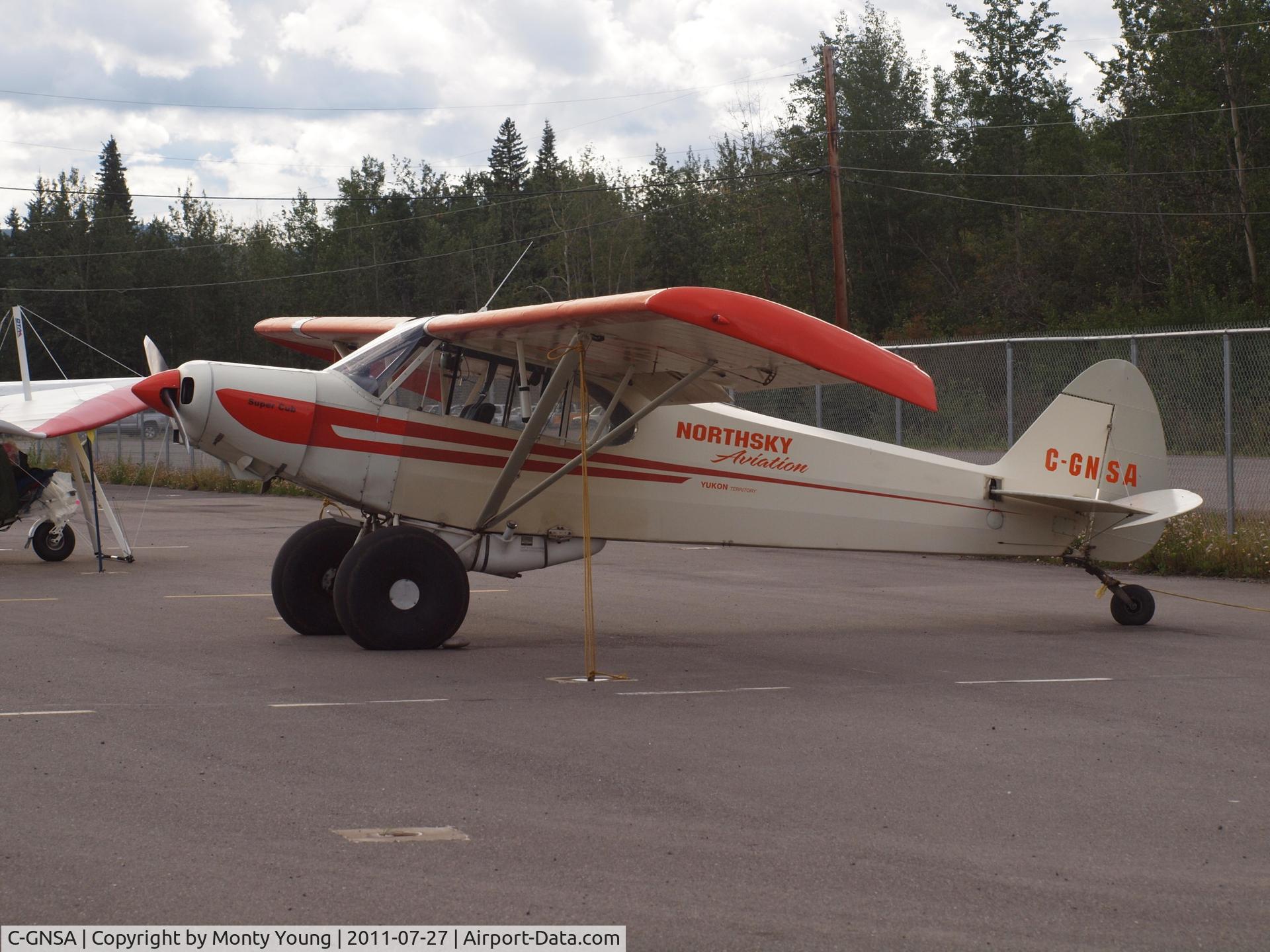 C-GNSA, 1964 Piper PA-18-150 Super Cub C/N 18 8023, At Dawson City YT
