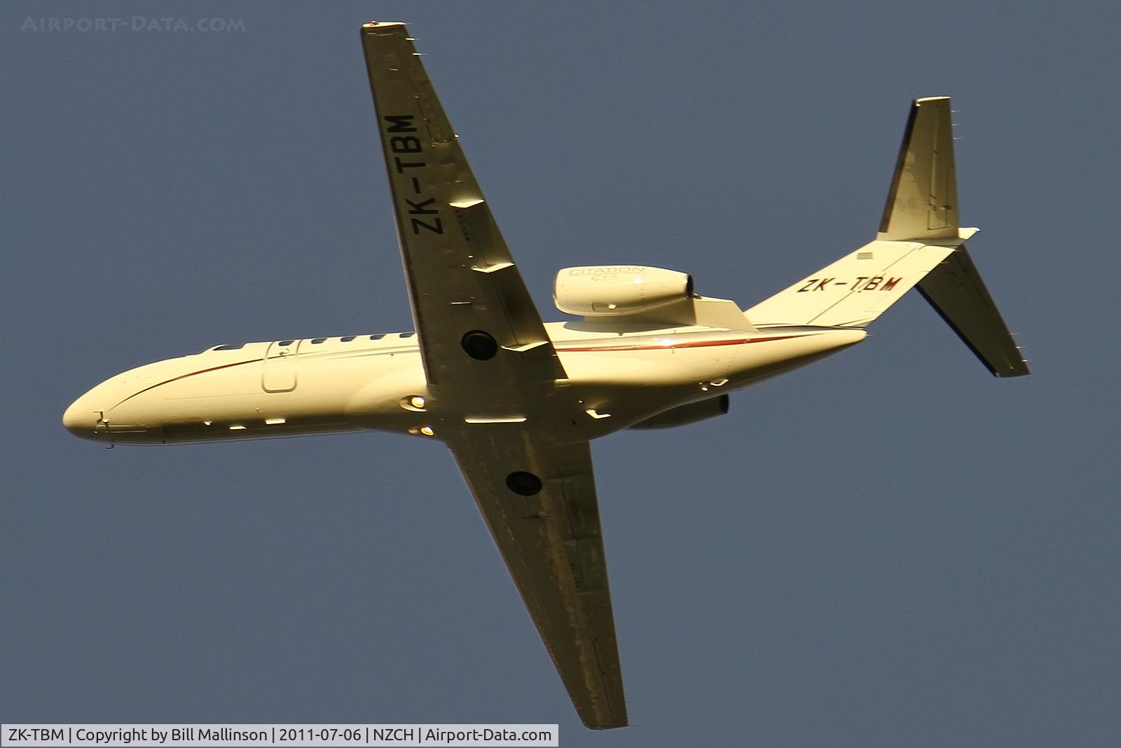 ZK-TBM, 2005 Cessna 525B CitationJet CJ3 C/N 525B-0027, up and away from 02