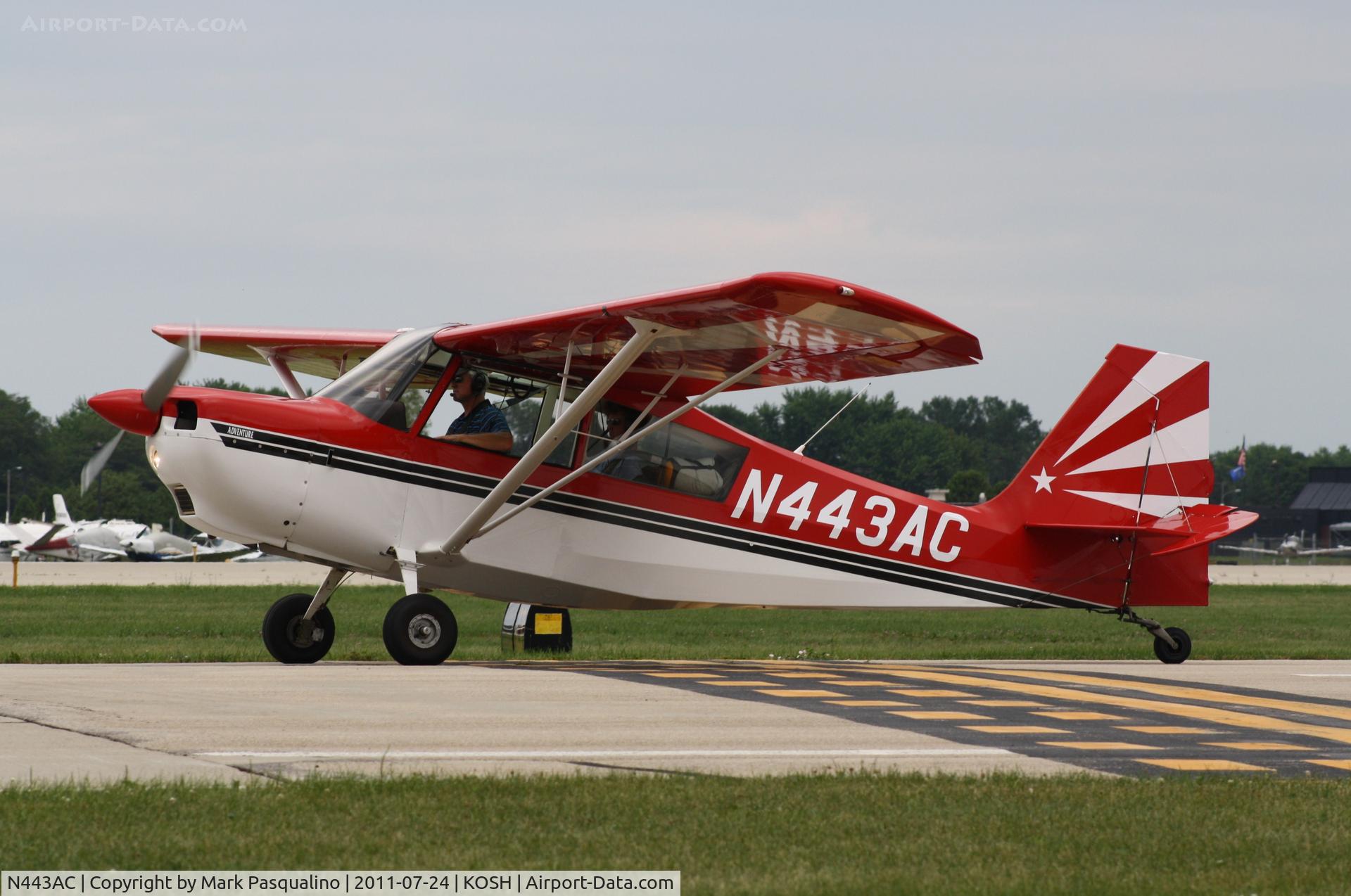 N443AC, 2000 American Champion 7GCAA Citabria C/N 442-2000, American Champion 7GCAA