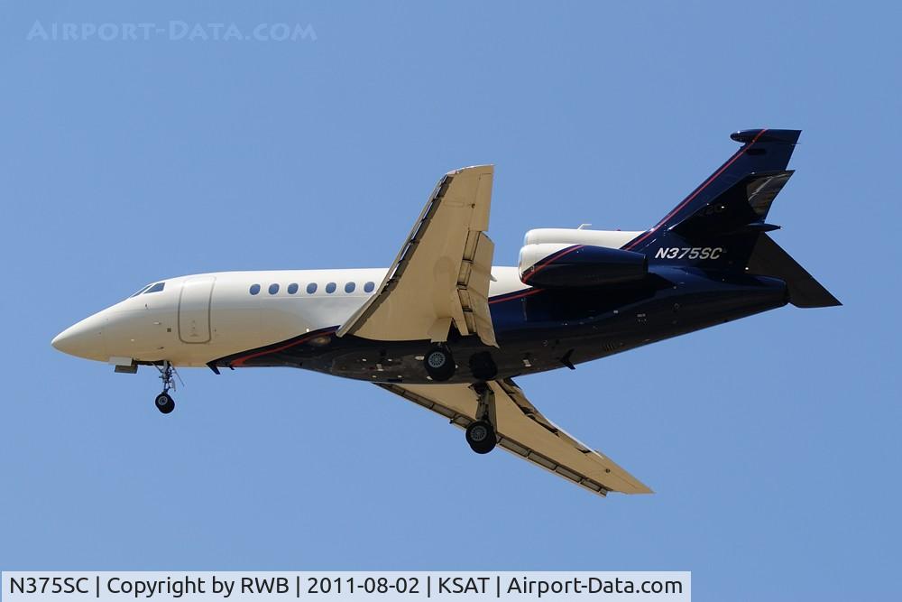 N375SC, 2008 Dassault Falcon 900EX C/N 215, Landing 12R