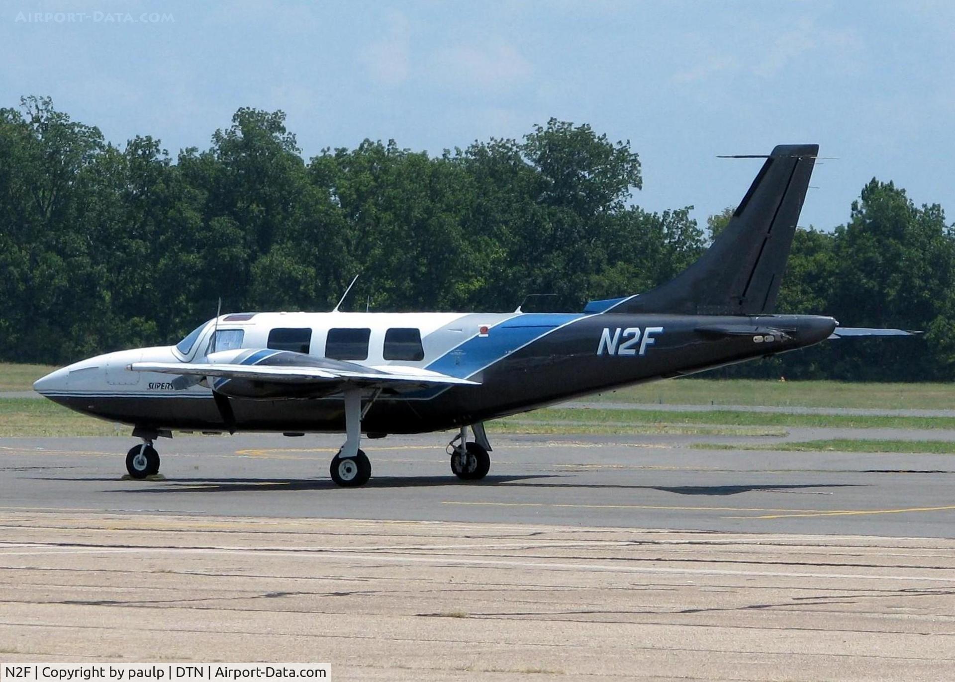N2F, 1979 Piper Aerostar 601P C/N 61P06737963316, At Downtown Shreveport.