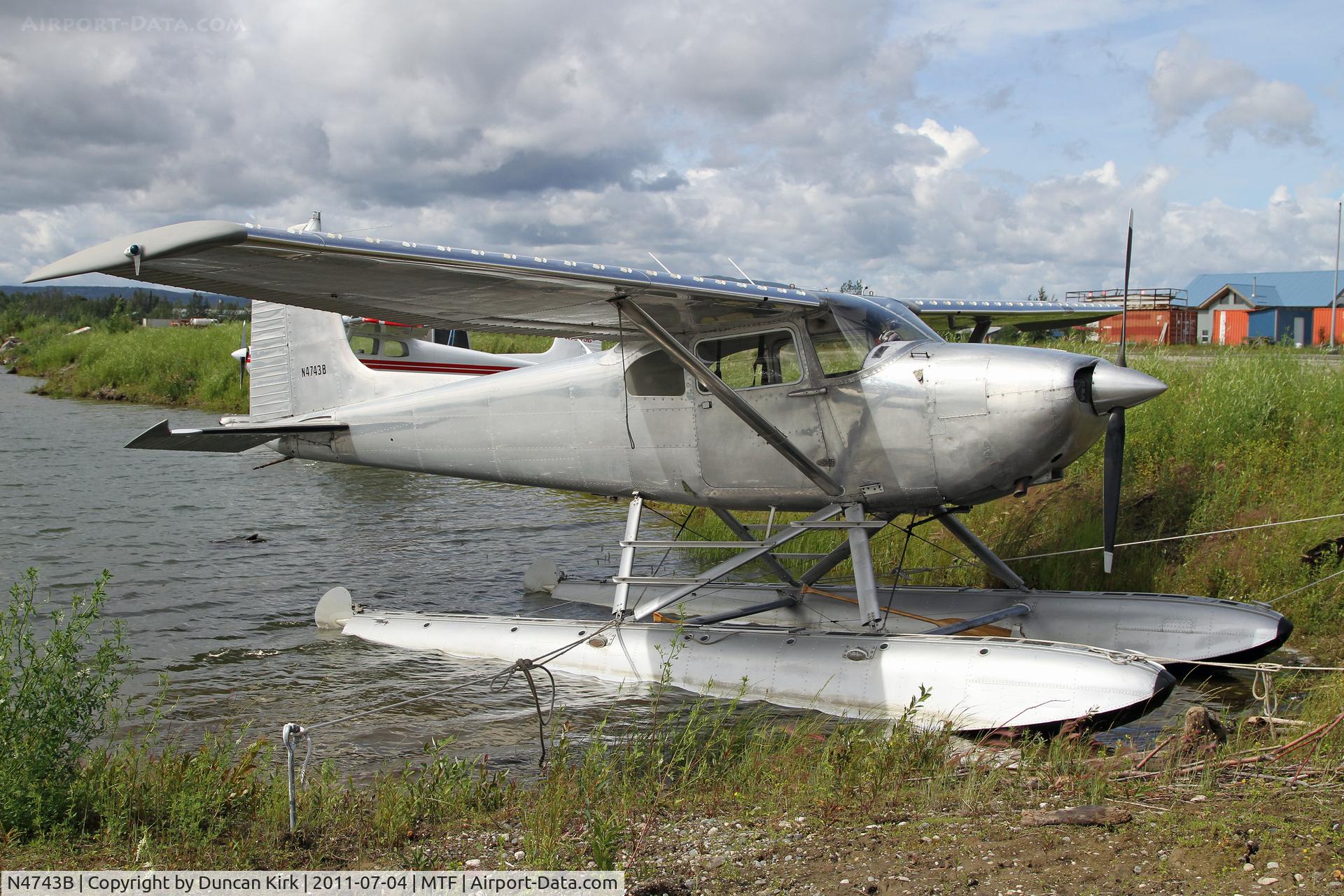 N4743B, 1955 Cessna 180 C/N 31641, Typical Alaskan scene