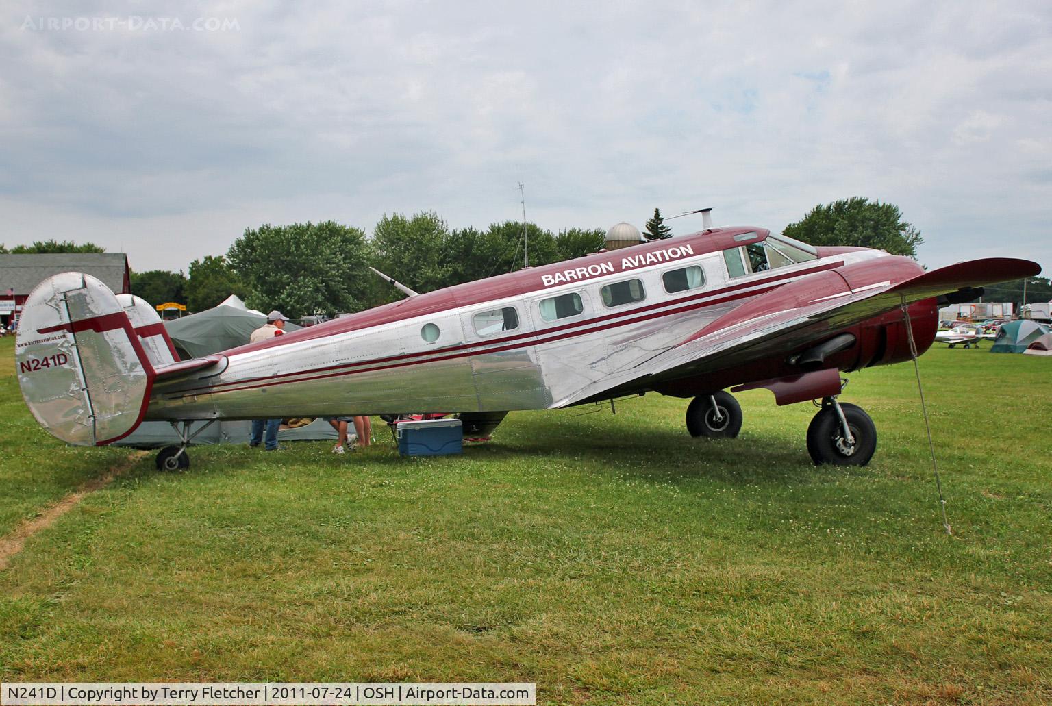 N241D, 1961 Beech C-45H Expeditor C/N AF-850, 1961 Beech C-45H, c/n: AF-850 of Barron Aviation at 2011 Oshkosh , ex 52-10920