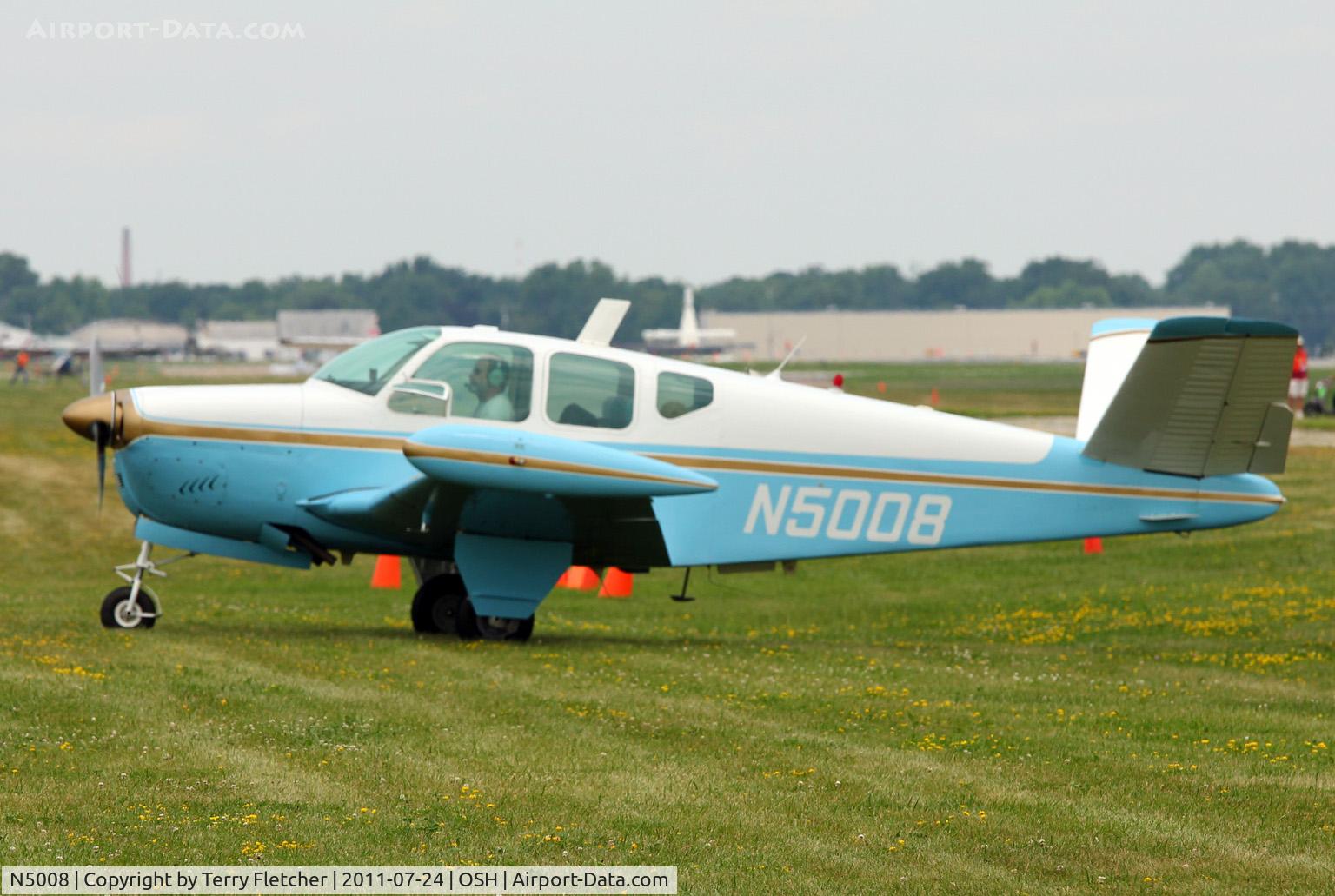 N5008, 1959 Beech K35 Bonanza C/N D-5865, 1959 Beech K35, c/n: D-5865 at 2011 Oshkosh