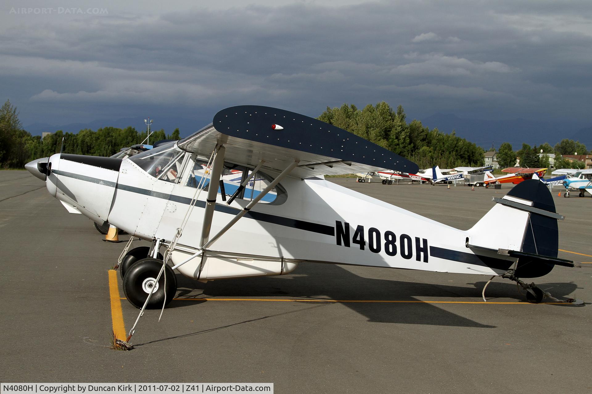 N4080H, 1947 Piper PA-12 Super Cruiser C/N 12-3508, Hundreds of Piper tail draggers here