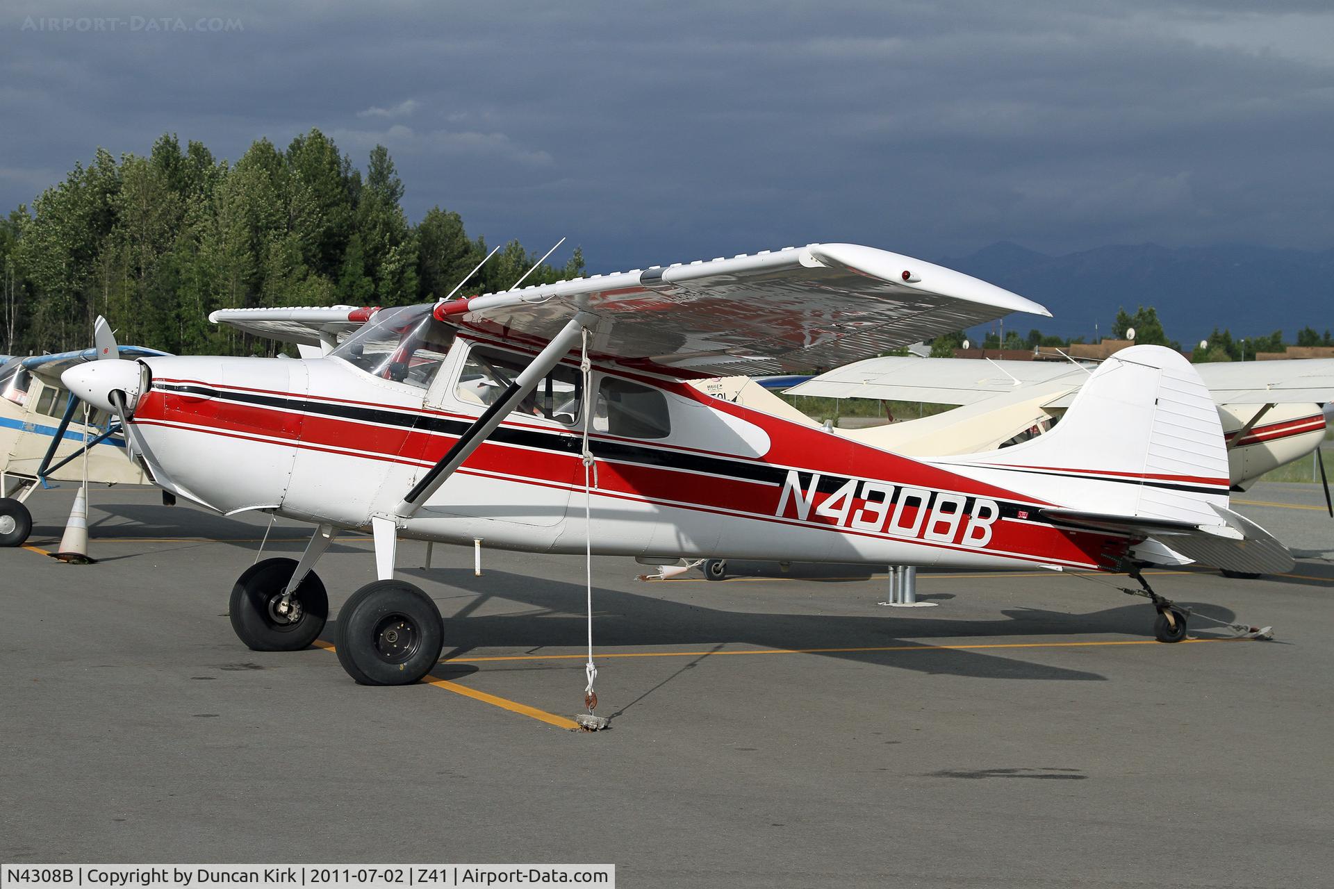 N4308B, 1955 Cessna 170B C/N 26652, Tail dragger central!