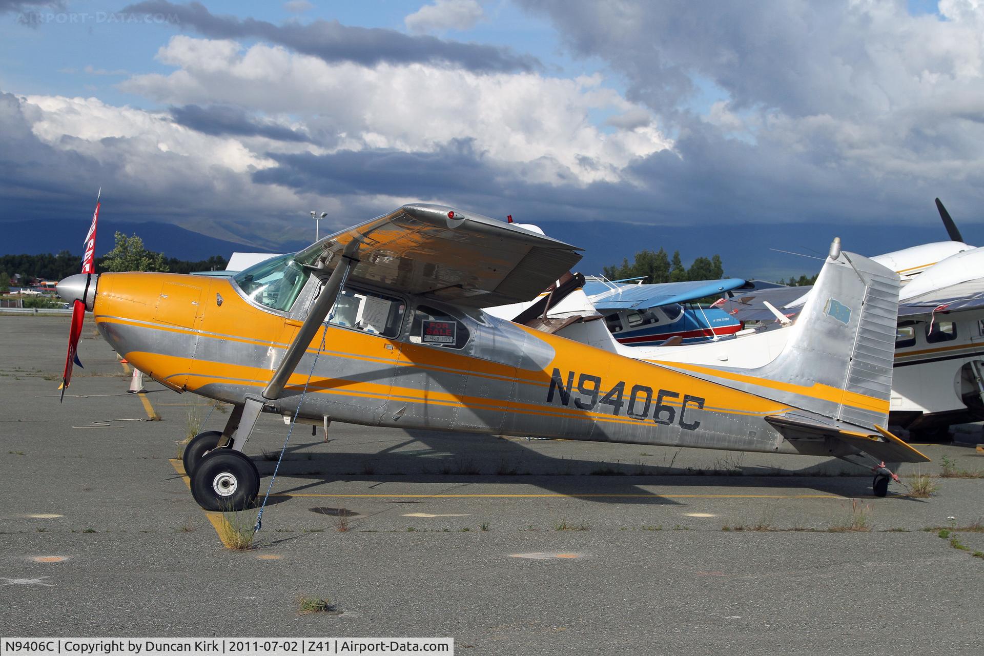 N9406C, 1955 Cessna 180 C/N 31804, Polished metal looks good!