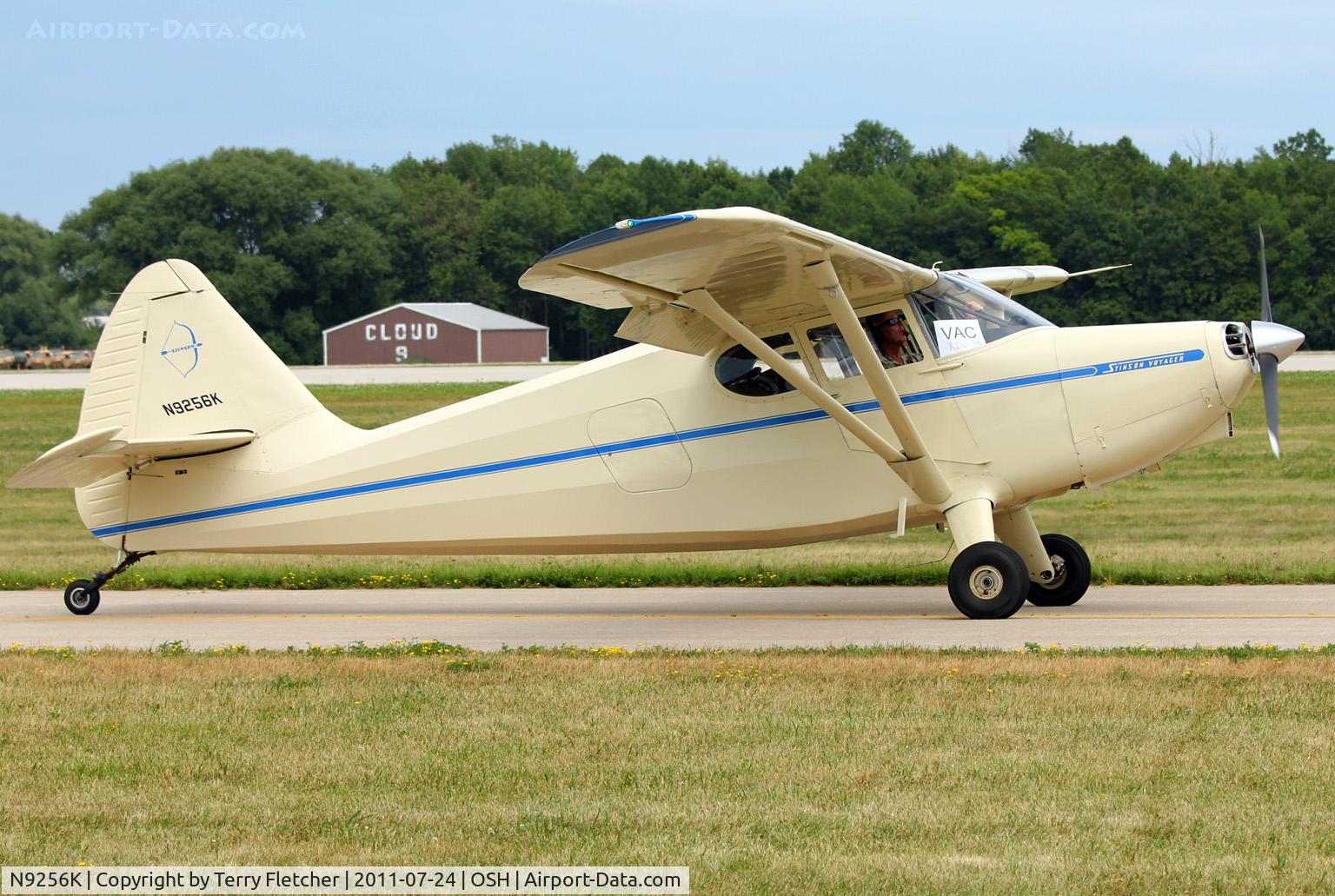 N9256K, 1947 Stinson 108-2 Voyager C/N 108-2256, 1947 Stinson 108-2, c/n: 108-2256 at 2011 Oshkosh