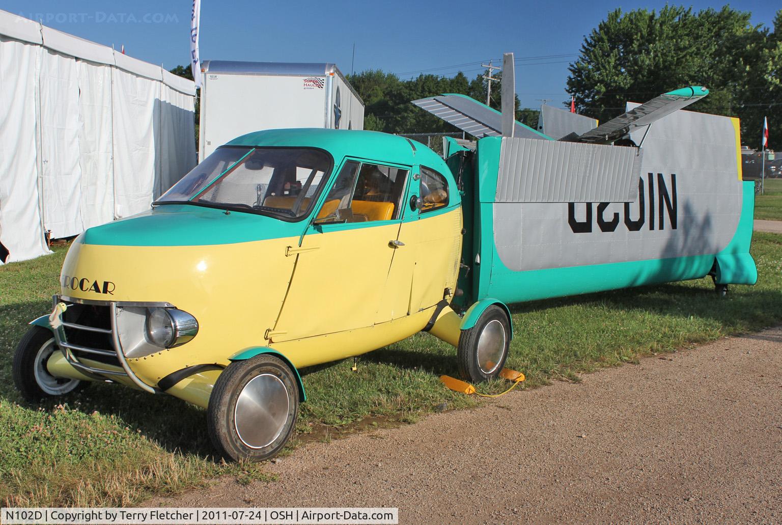 N102D, 1960 Aerocar I C/N 4, 1960 Aerocar ONE, c/n: 4 on Static Display at 2011 Oshkosh