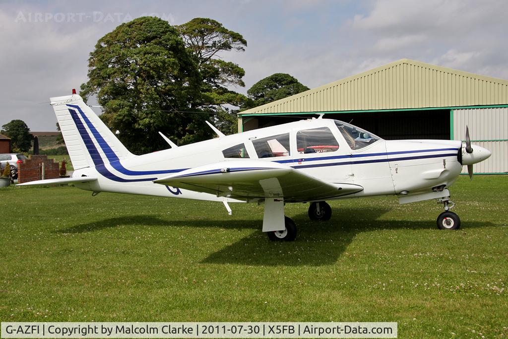 G-AZFI, 1971 Piper PA-28R-200 Cherokee Arrow C/N 28R-7135160, Piper PA-28R-200 at Fishburn Airfield, July 2011.