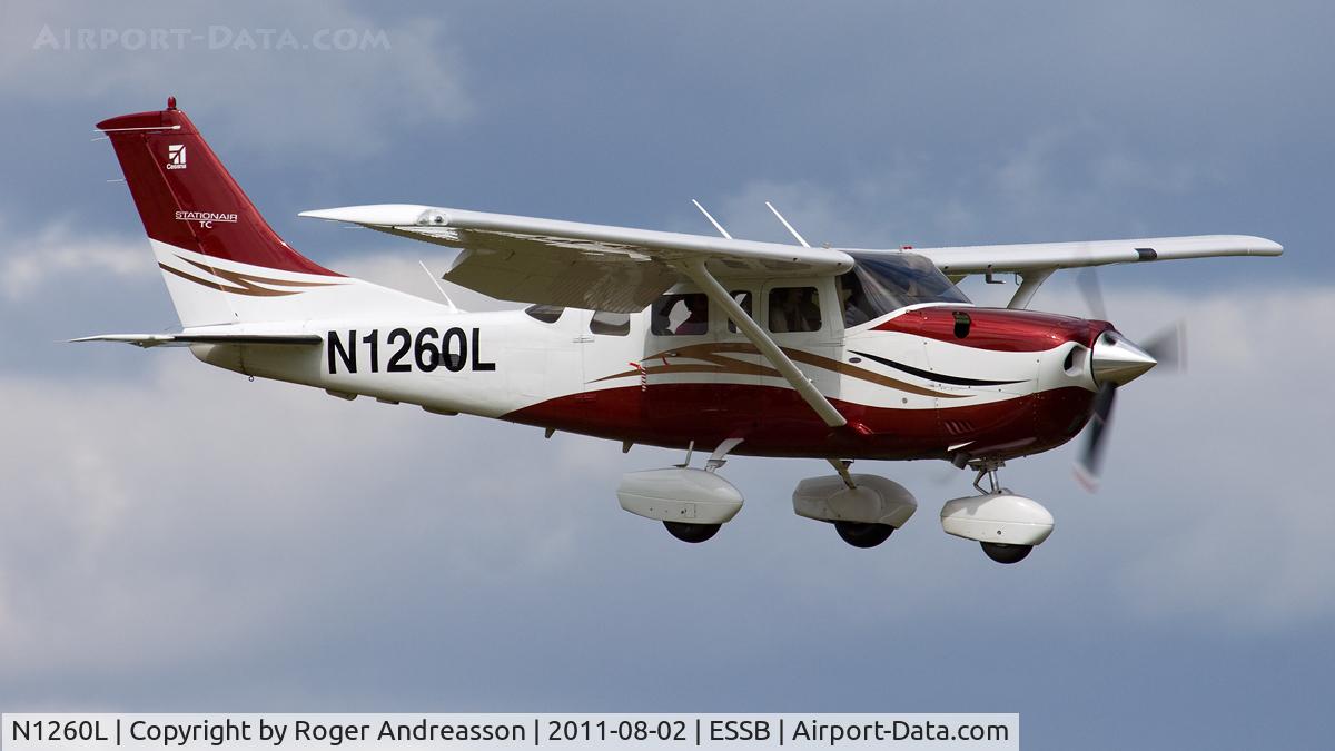 N1260L, 2006 Cessna T206H Turbo Stationair C/N T20608672, On final rwy 12