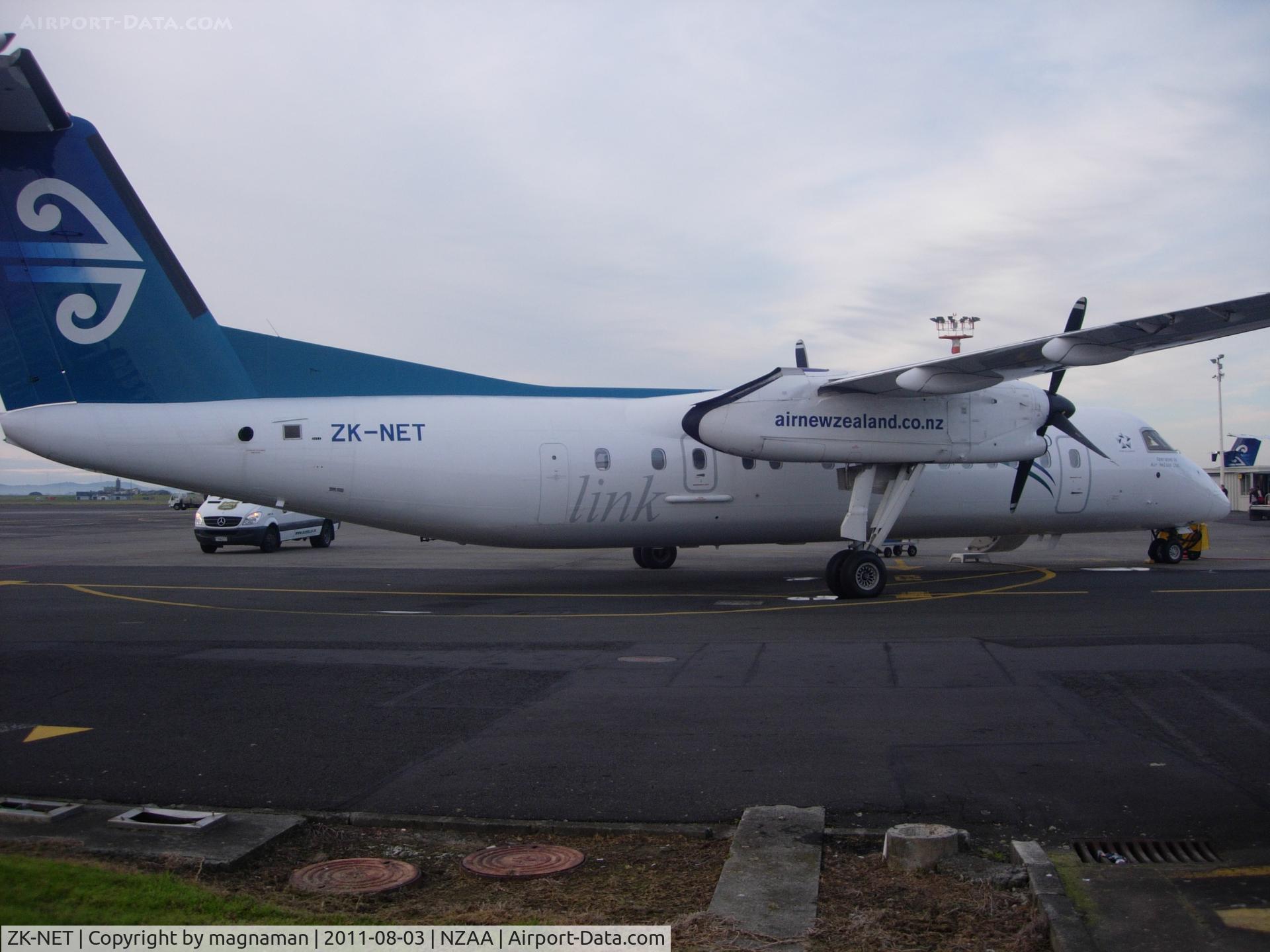 ZK-NET, 2007 De Havilland Canada DHC-8-311 Dash 8 C/N 642, My taxi for today's trip.