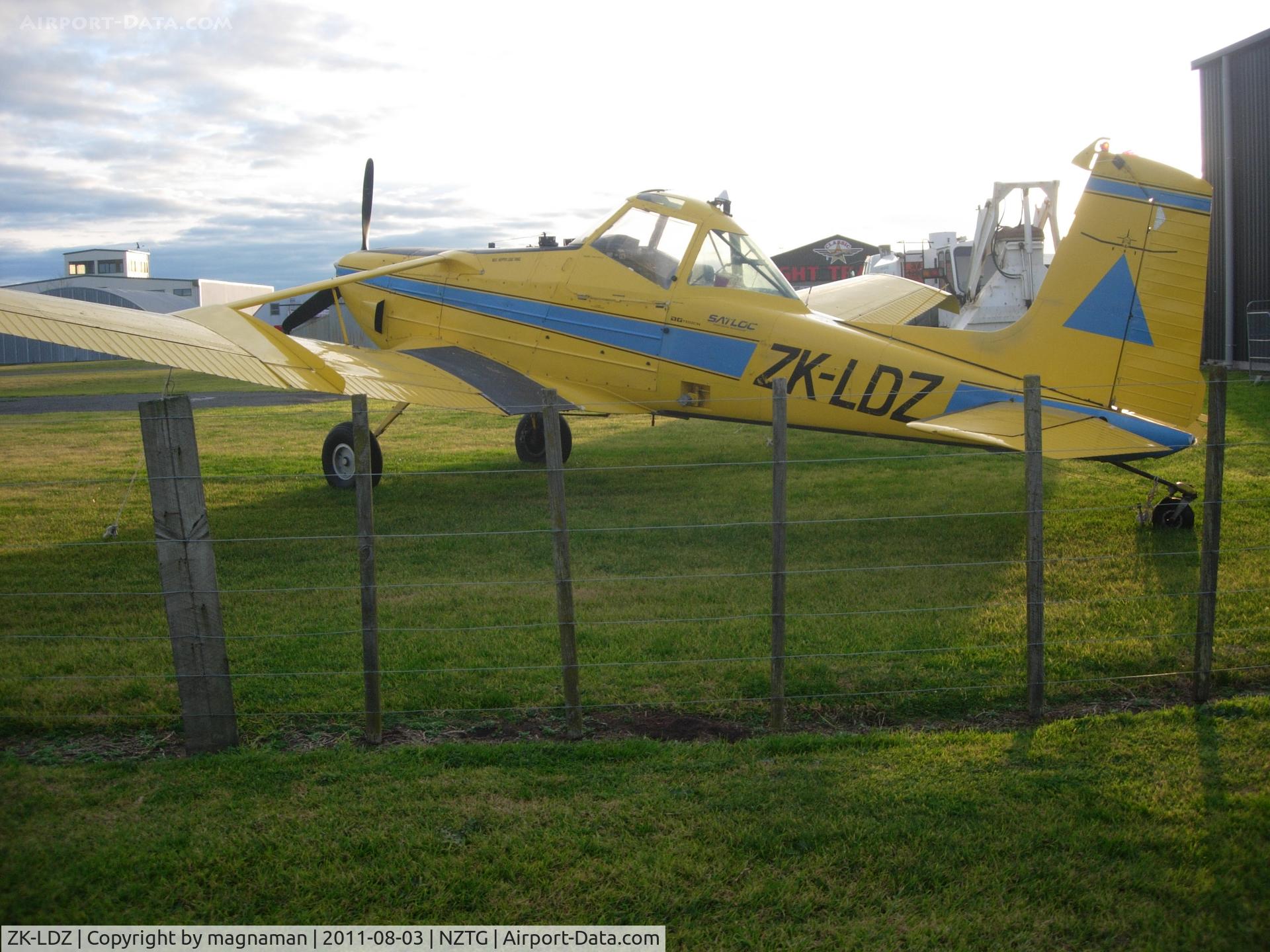 ZK-LDZ, Cessna A188B C/N 18802144T, Sunset at Tauranga