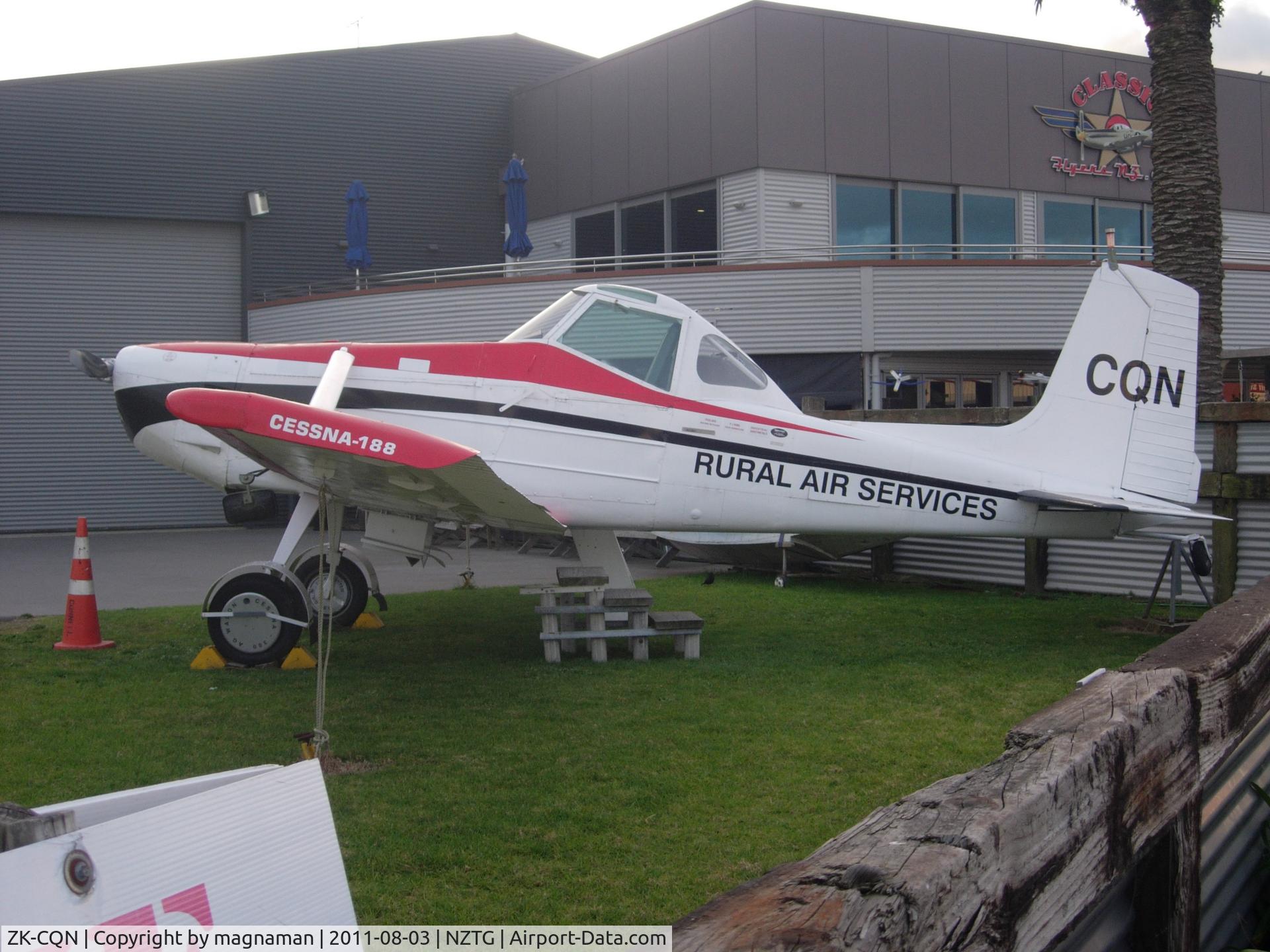 ZK-CQN, 1966 Cessna A188A Agwagon C/N 188-0109, No chem sprays today