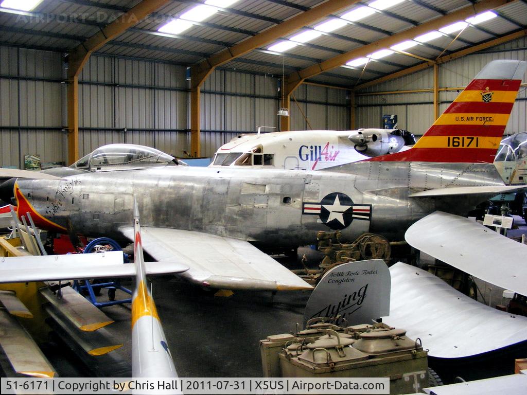 51-6171, 1953 North American F-86D Sabre C/N 173-315, Displayed at the North East Aircraft Museum, Unsworth