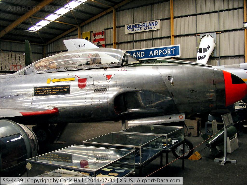 55-4439, 1956 Lockheed T-33A Shooting Star C/N 580-9883, Displayed at the North East Aircraft Museum, Unsworth