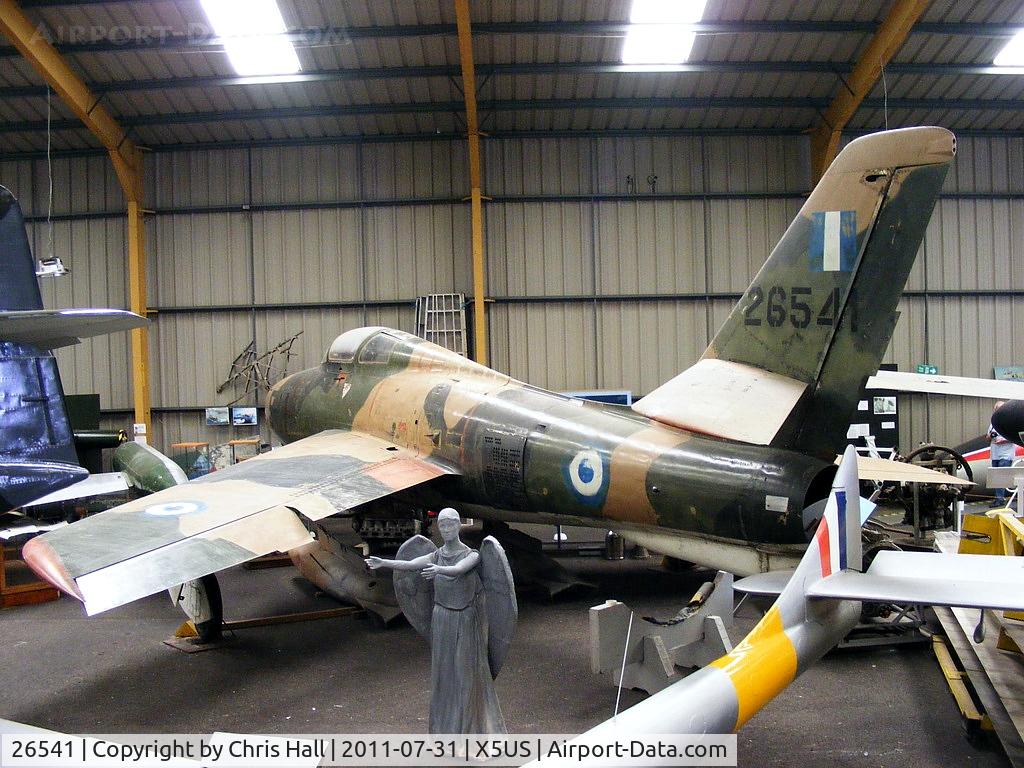 26541, Republic F-84F Thunderstreak C/N 52-6541, Displayed at the North East Aircraft Museum, Unsworth