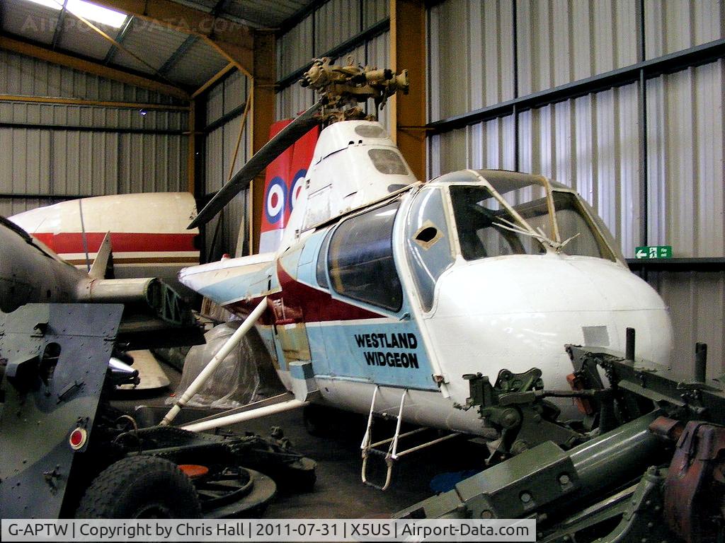G-APTW, 1959 Westland S51 Series 2 Dragonfly C/N WA/H/150, Displayed at the North East Aircraft Museum, Unsworth