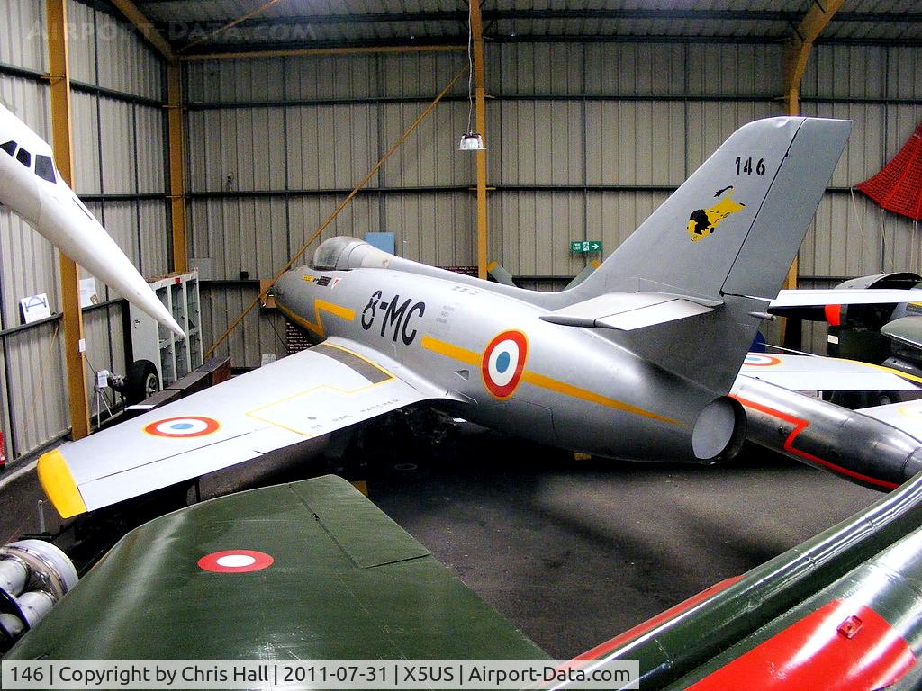 146, Dassault MD-454 Mystere IVA C/N 146, Displayed at the North East Aircraft Museum, Unsworth