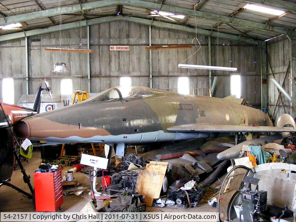54-2157, 1954 North American F-100D Super Sabre C/N 223-37, Displayed at the North East Aircraft Museum, Unsworth