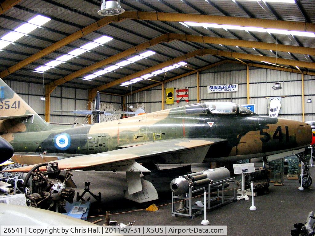 26541, Republic F-84F Thunderstreak C/N 52-6541, Displayed at the North East Aircraft Museum, Unsworth