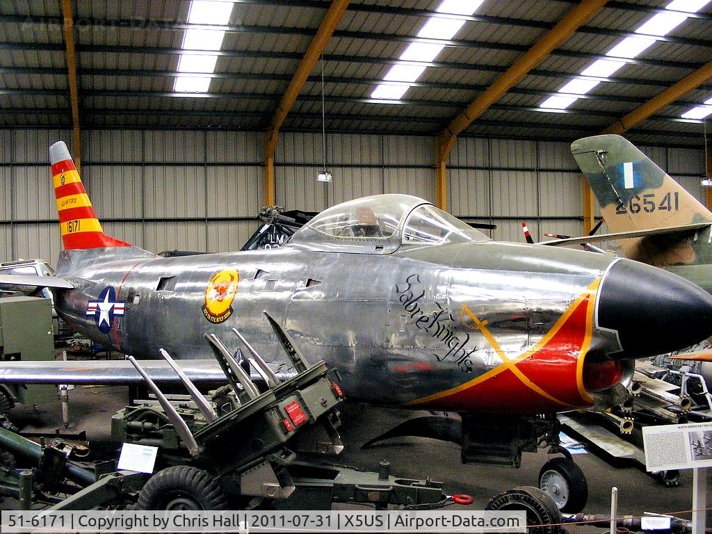 51-6171, 1953 North American F-86D Sabre C/N 173-315, Displayed at the North East Aircraft Museum, Unsworth