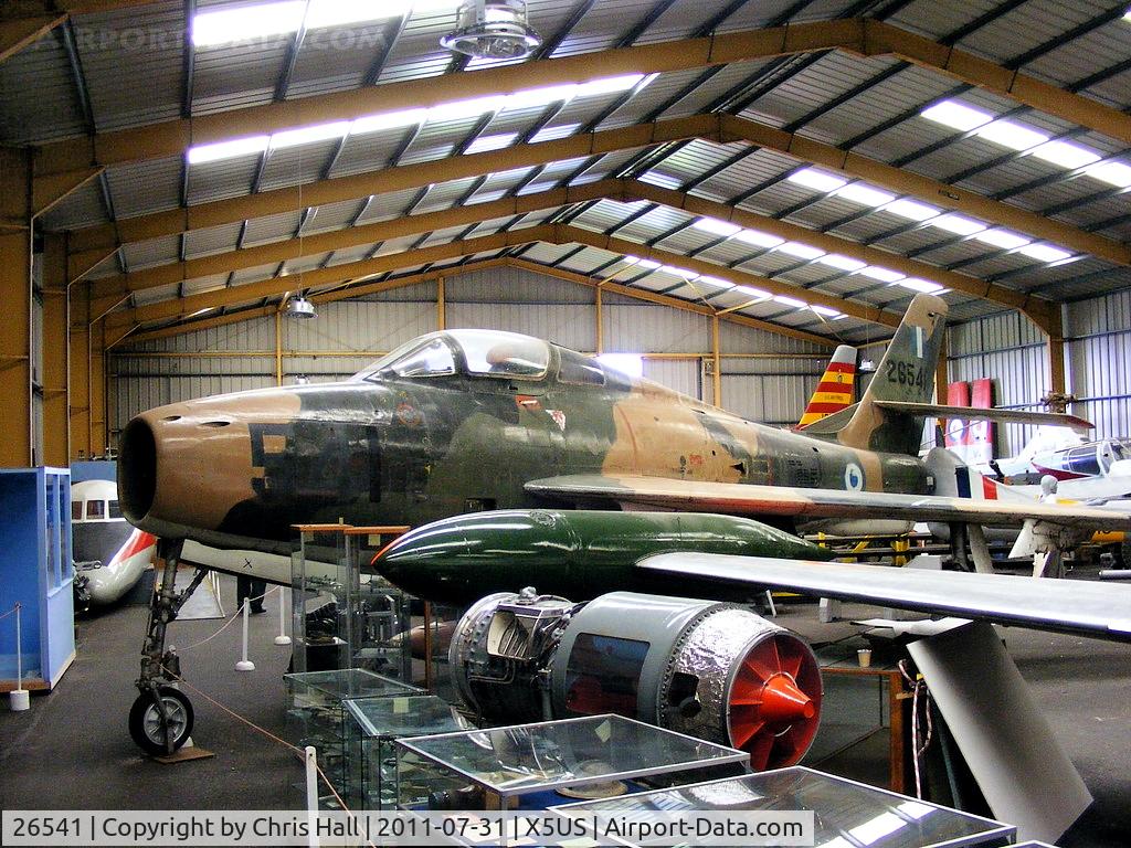 26541, Republic F-84F Thunderstreak C/N 52-6541, Displayed at the North East Aircraft Museum, Unsworth