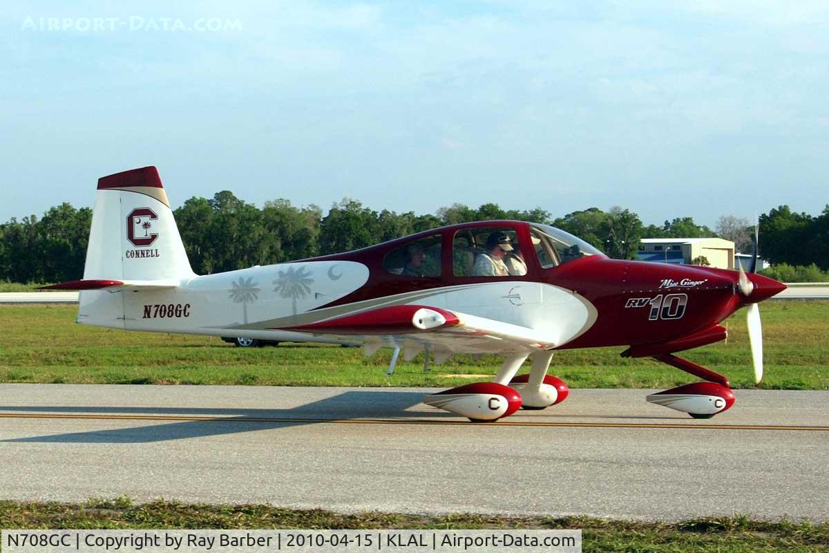 N708GC, Vans RV-10 C/N 40211, Van's RV-10 [40211] Lakeland-Linder~N 15/04/2010.