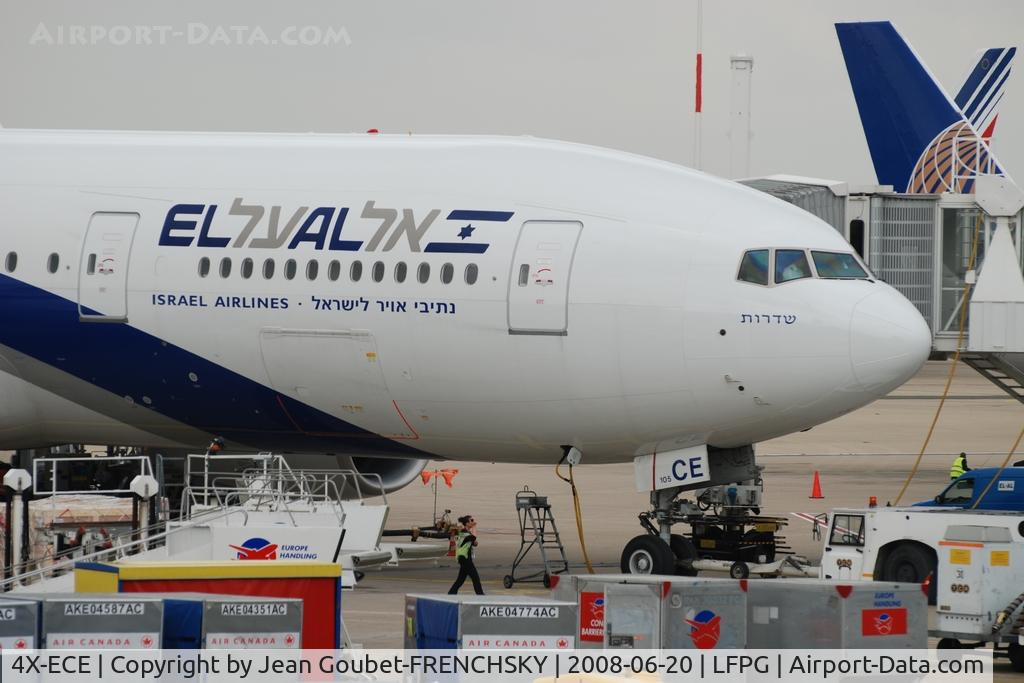 4X-ECE, 2007 Boeing 777-258/ER C/N 36083, departure to Ben Gourion