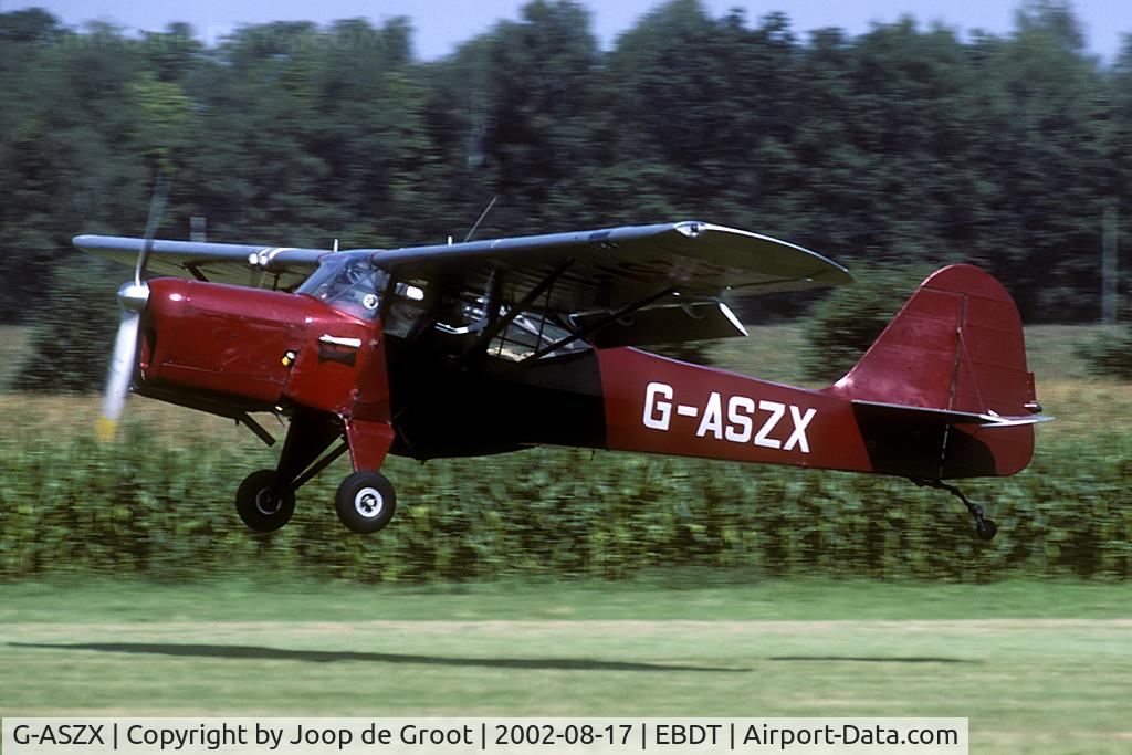 G-ASZX, 1964 Beagle A-61 Terrier C/N B.3742, Diest Aero Club oldtimer fly-in 2002