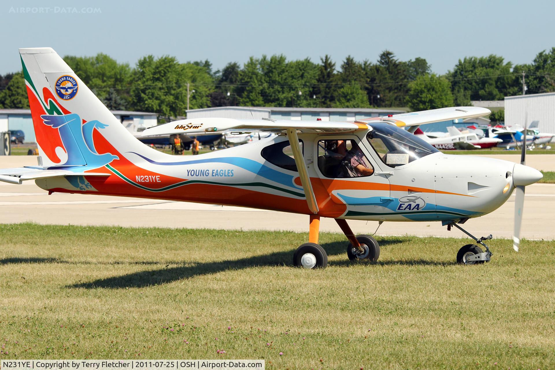 N231YE, 1996 Stoddard-Hamilton Glastar III C/N 5192, 1996 Eaa Aviation Foundation Inc GLASTAR 3, c/n: 5192 at 2011 Oshkosh