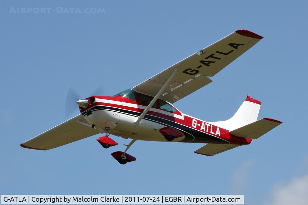 G-ATLA, 1966 Cessna 182J Skylane C/N 182-56923, Cessna 182J  at Breighton's Wings & Wheels Weekend, July 2011.