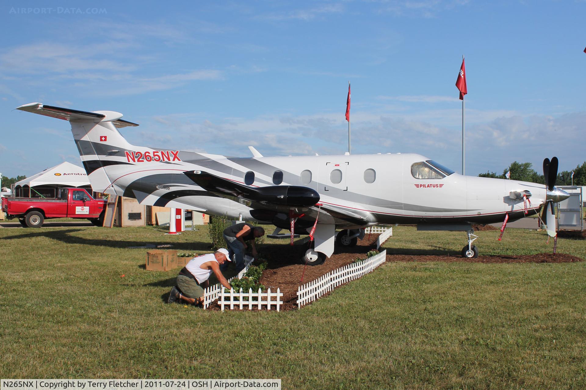 N265NX, 2010 Pilatus PC-12/47E C/N 1265, Pilatus Aircraft Ltd PC-12/47E, c/n: 1265 - static display at 2011 Oshkosh