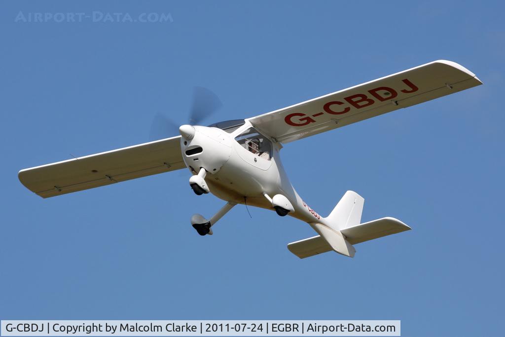 G-CBDJ, 2001 Flight Design CT2K C/N 7850, Flight Design CT2K at Breighton Airfield's Wings & Wheels Weekend, July 2011.