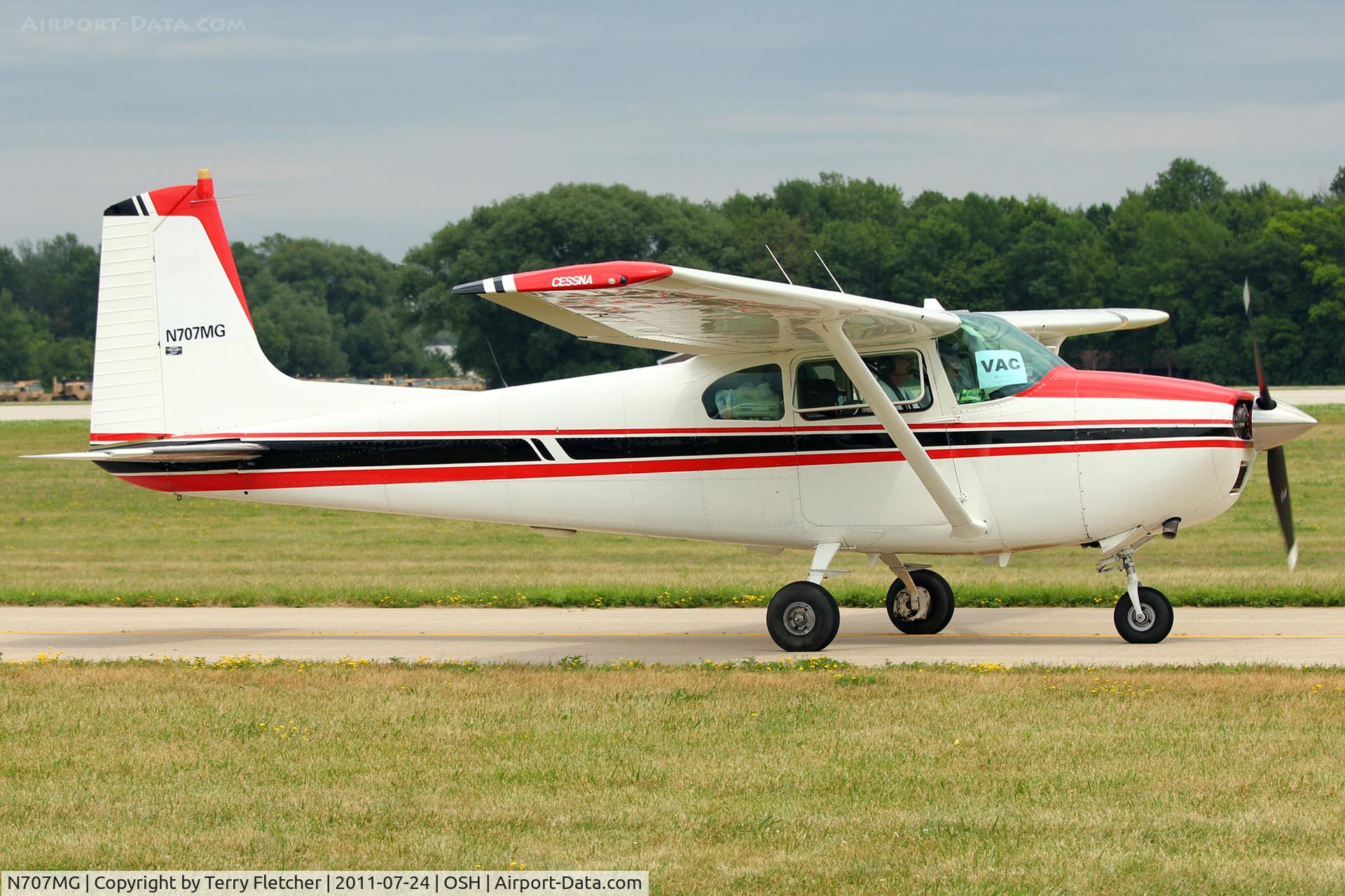 N707MG, 1959 Cessna 182B Skylane C/N 52073, 1959 Cessna 182B, c/n: 52073 at 2011 Oshkosh