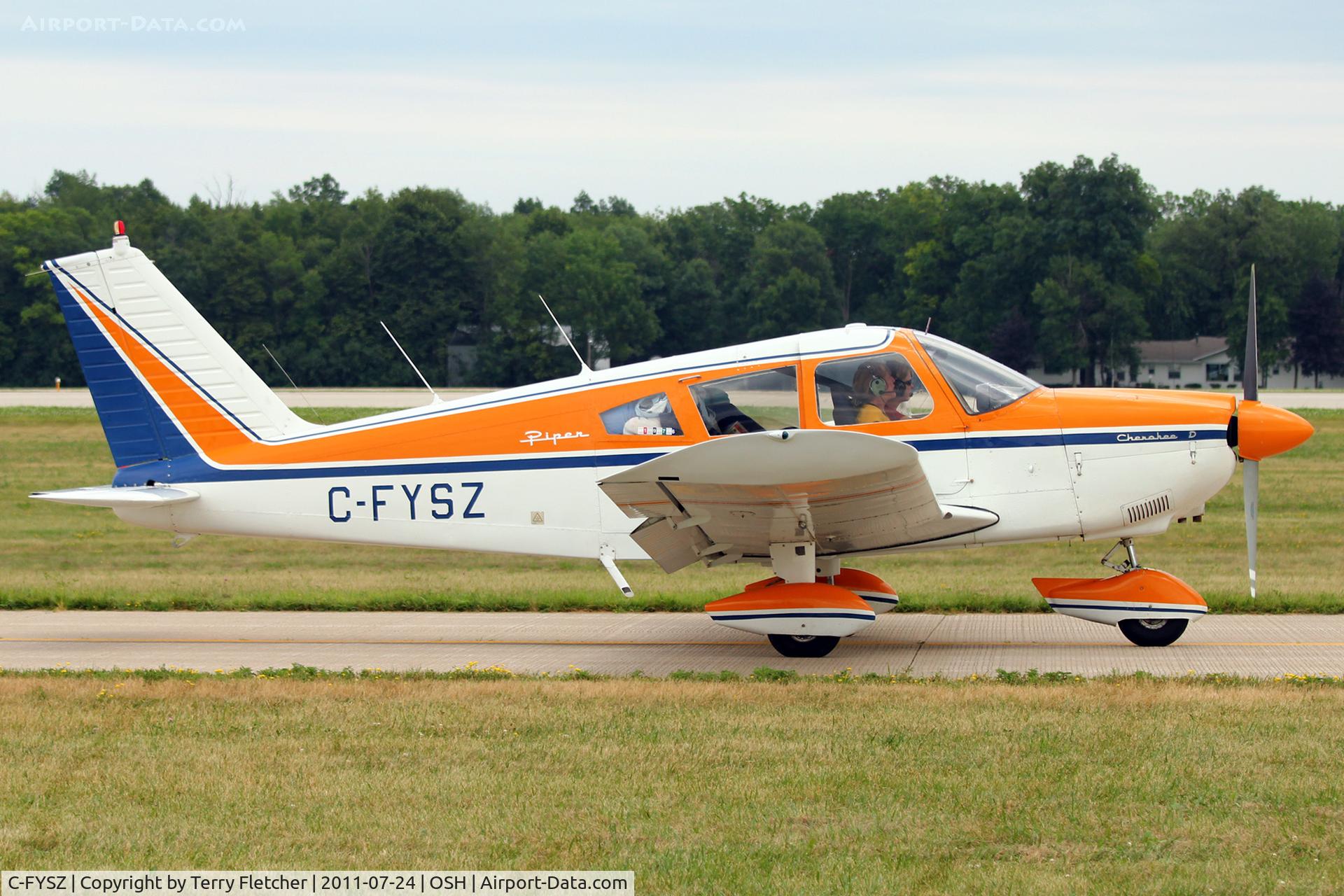C-FYSZ, 1969 Piper PA-28-180 Cherokee C/N 28-5205, 1969 Piper PA-28-180, c/n: 28-5205 at 2011 Oshkosh